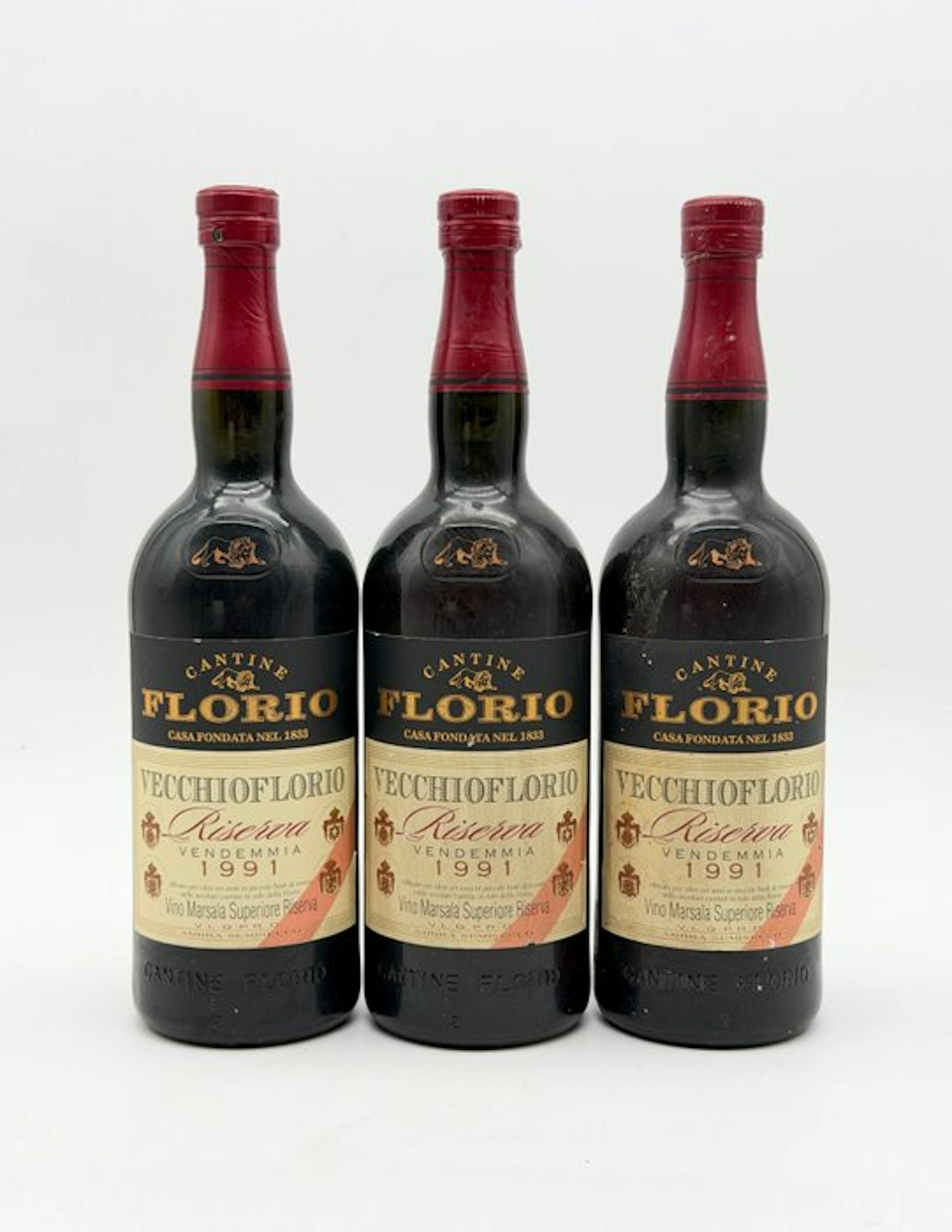 1991 Florio Vecchioflorio Riserva - Sicily - 3 Bottles (0.75L)