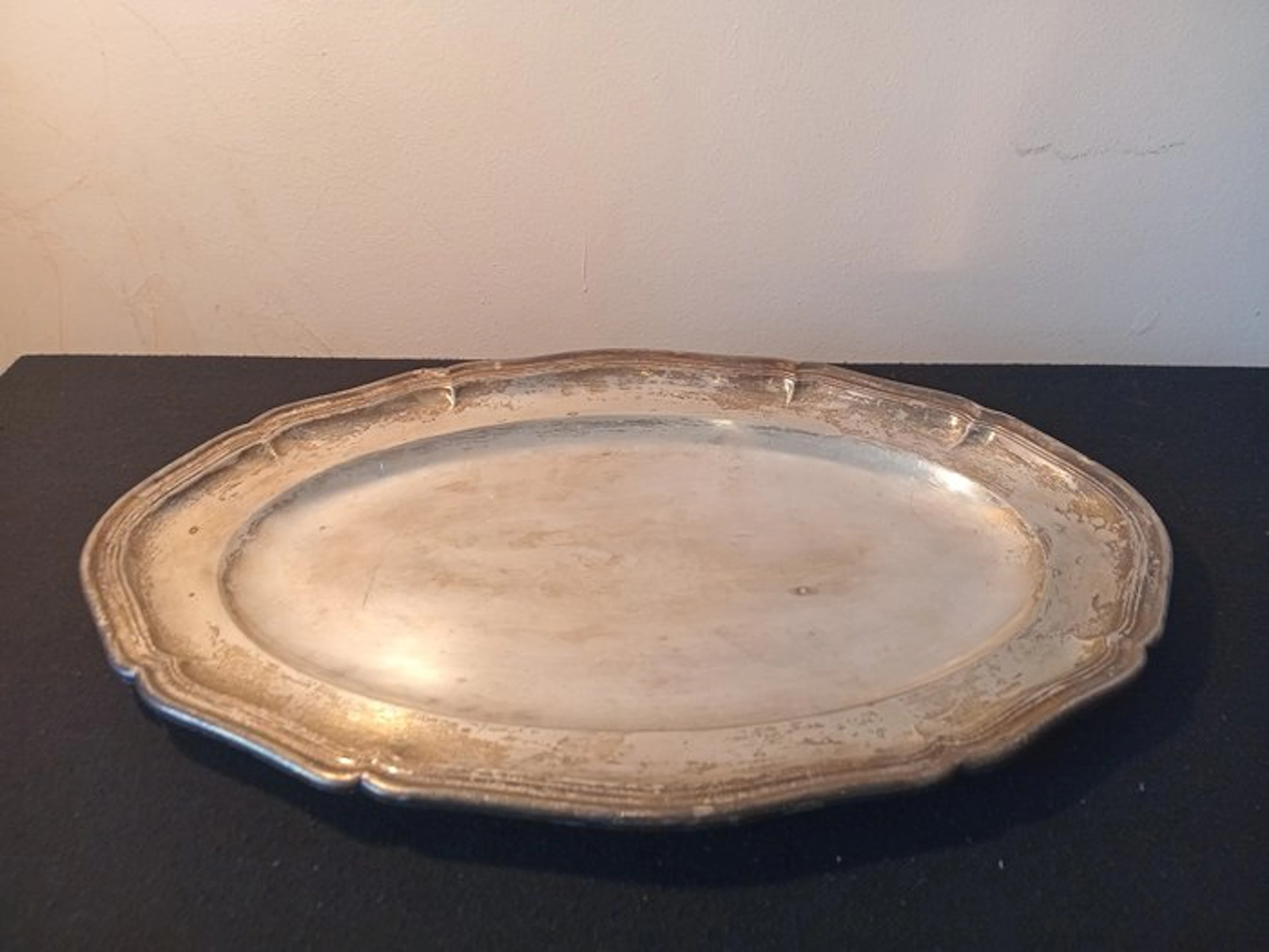 Esso - Serving dish - Silverplated