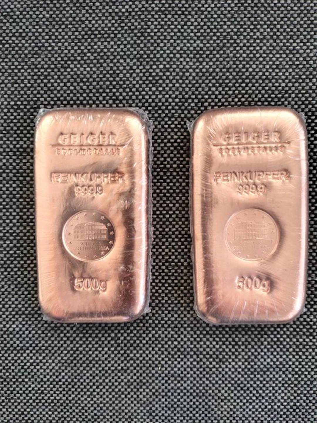 1 kilogram - Copper .999 - Geiger Edelmetalle, Germany (No reserve price)