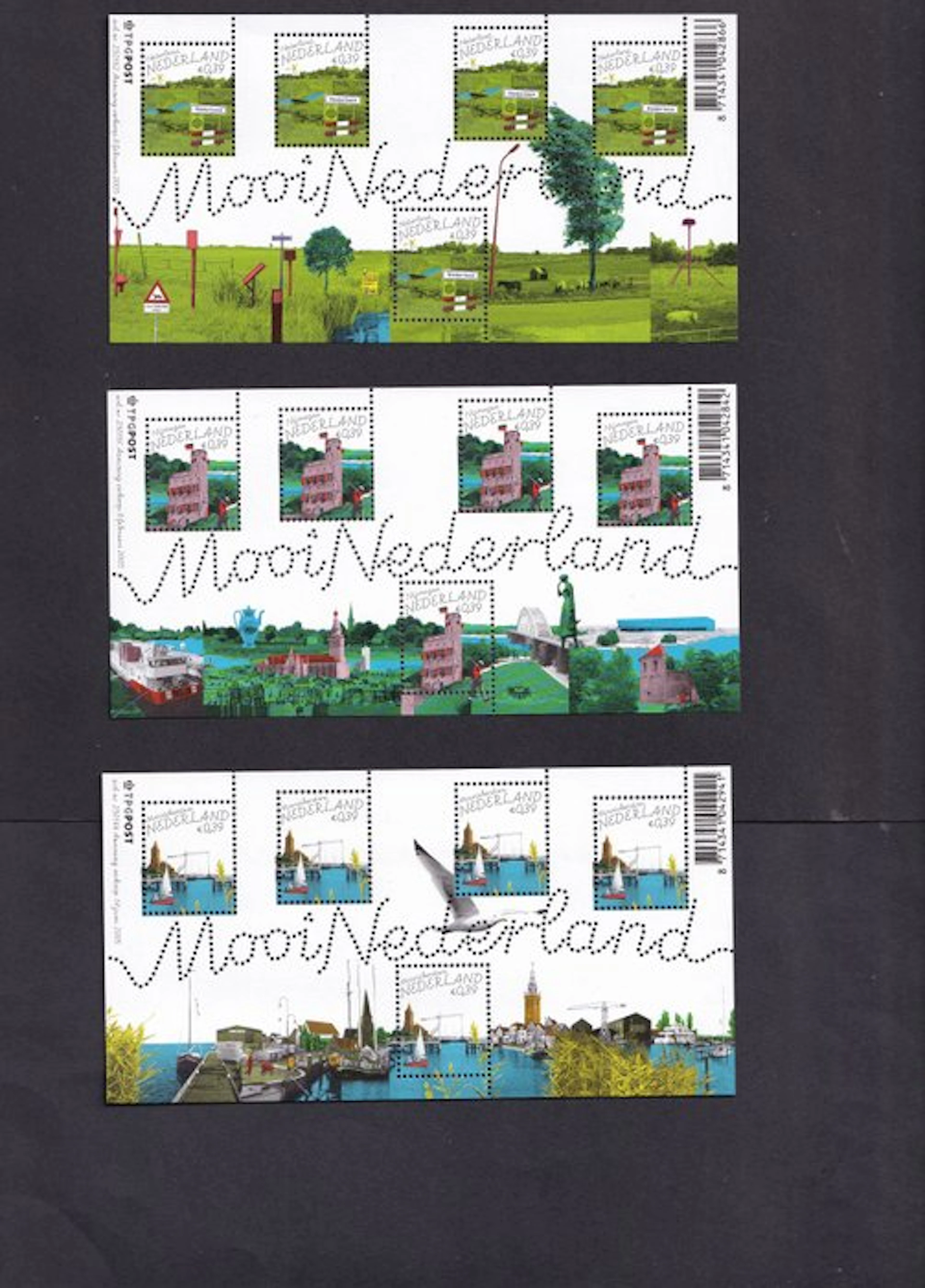 Netherlands - 54 different mint sheets Mooi Nederland