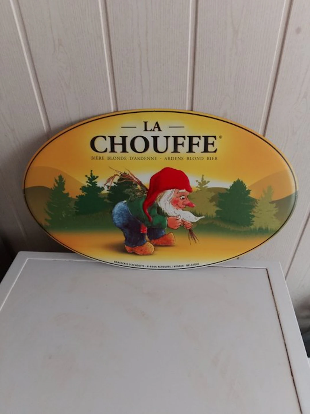 Bière la chouffe - Advertising sign - Metal