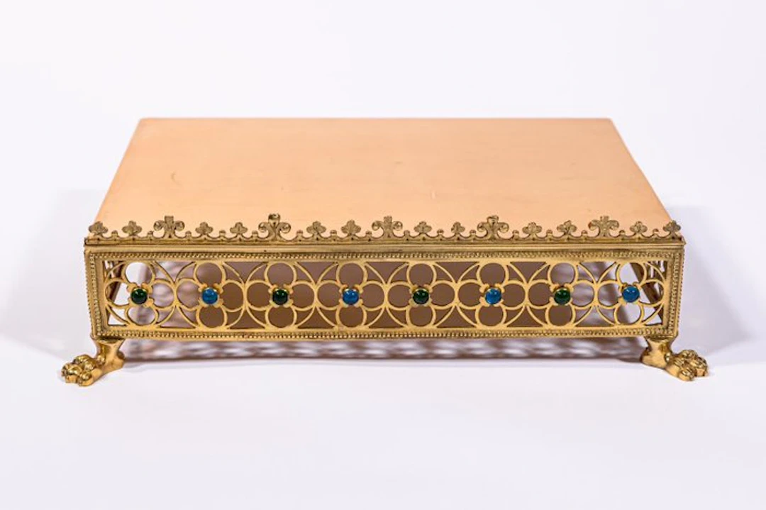 Tabor, 19th century, glass stones - Brass - 1850-1900