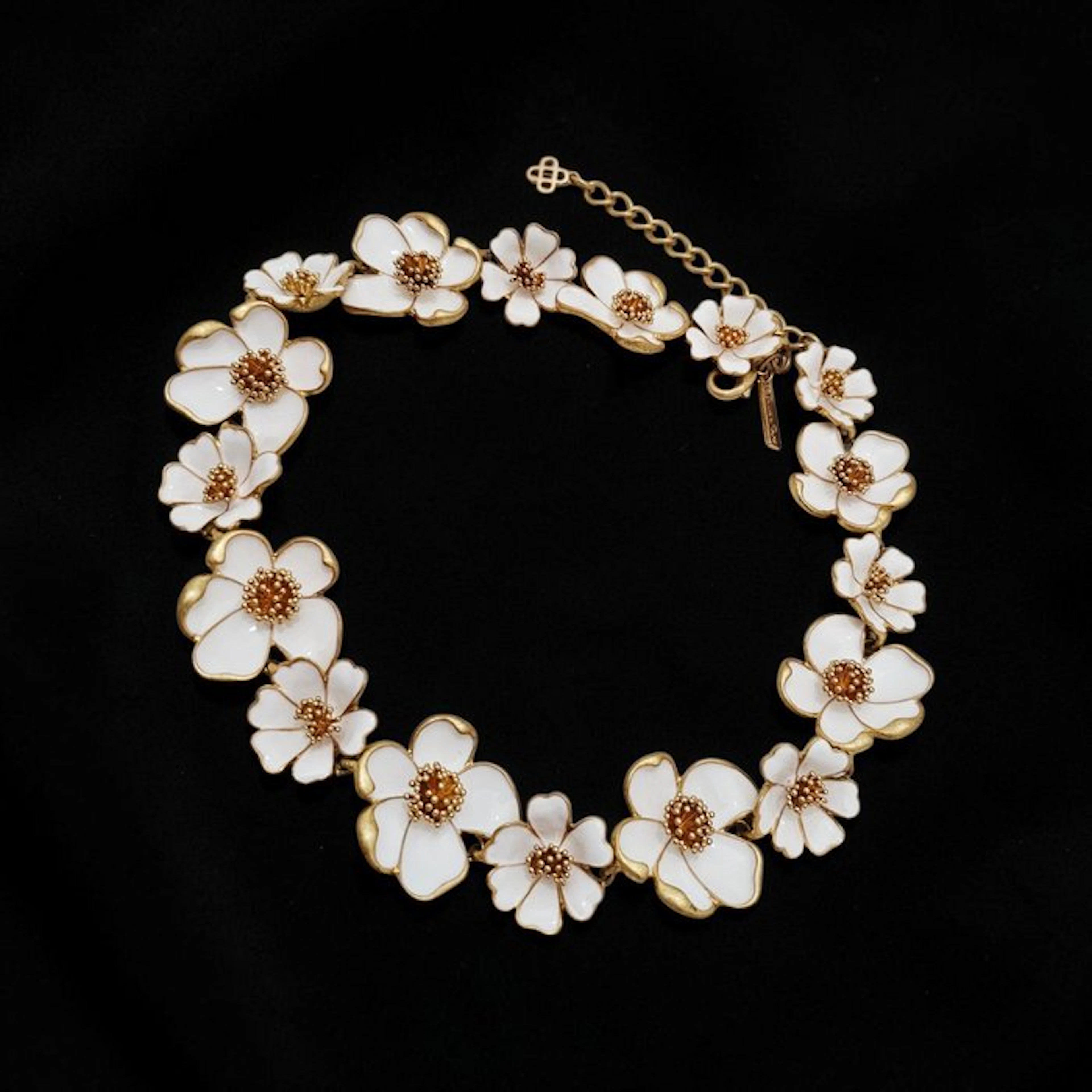 Oscar De La Renta - Oscar de la Renta - « Jardin Blanc » - necklace - Necklace
