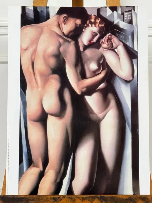 Tamara de Lempicka (after) - Adamo ed Eva (1932) ** Senza prezzo di riserva **