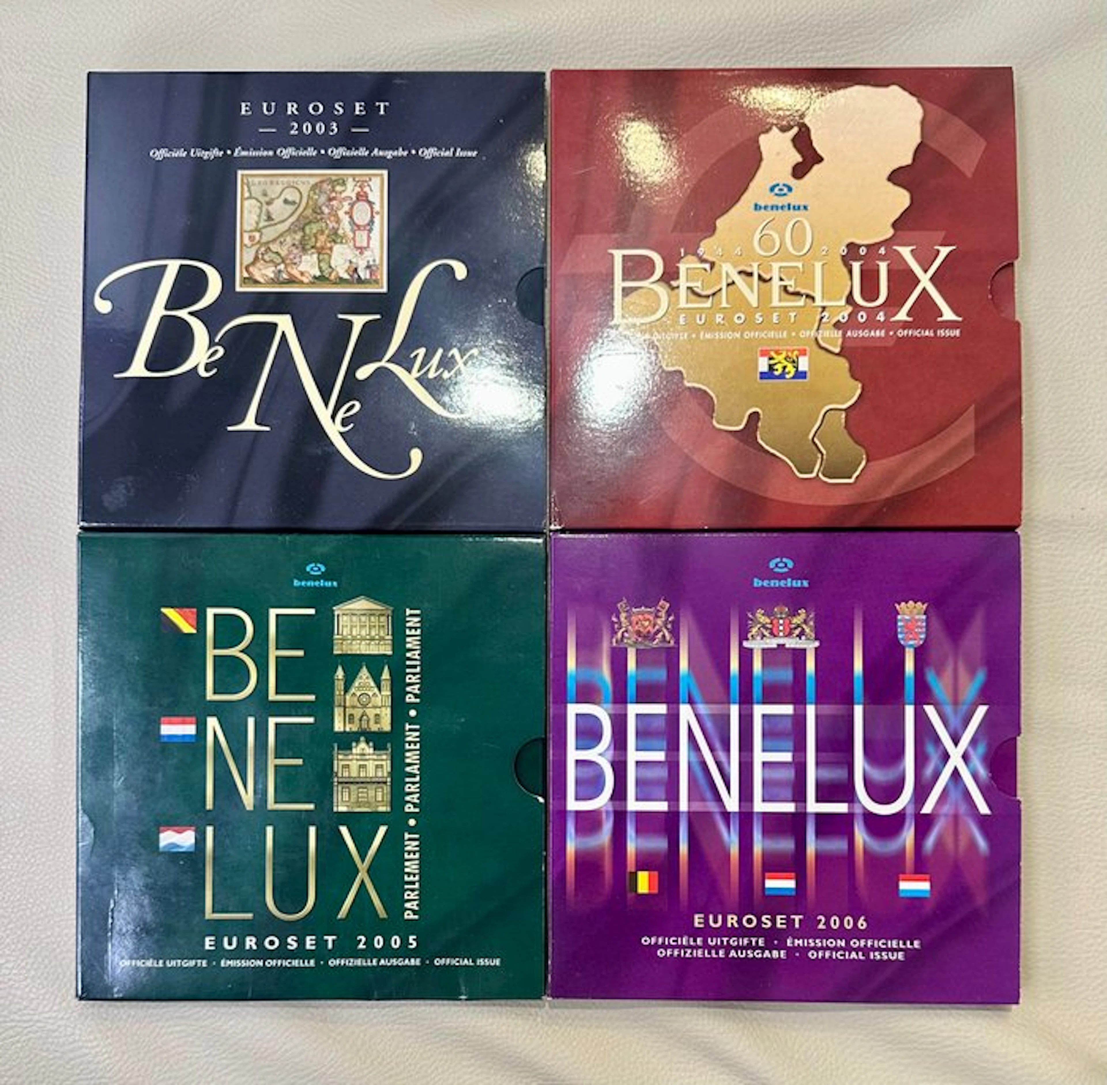 Benelux. Benelux set 2003/2006 (4 sets) (No reserve price)