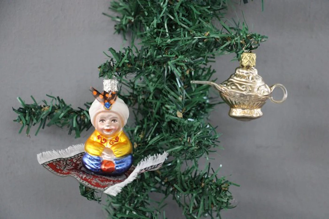 Inge-glas: Alladin en de wonderlamp - Christmas figurine Inge-Glas (2) - Glass