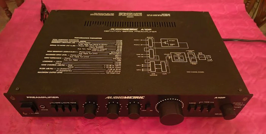 Audiometric - A10P Stereo Control Preamplifier