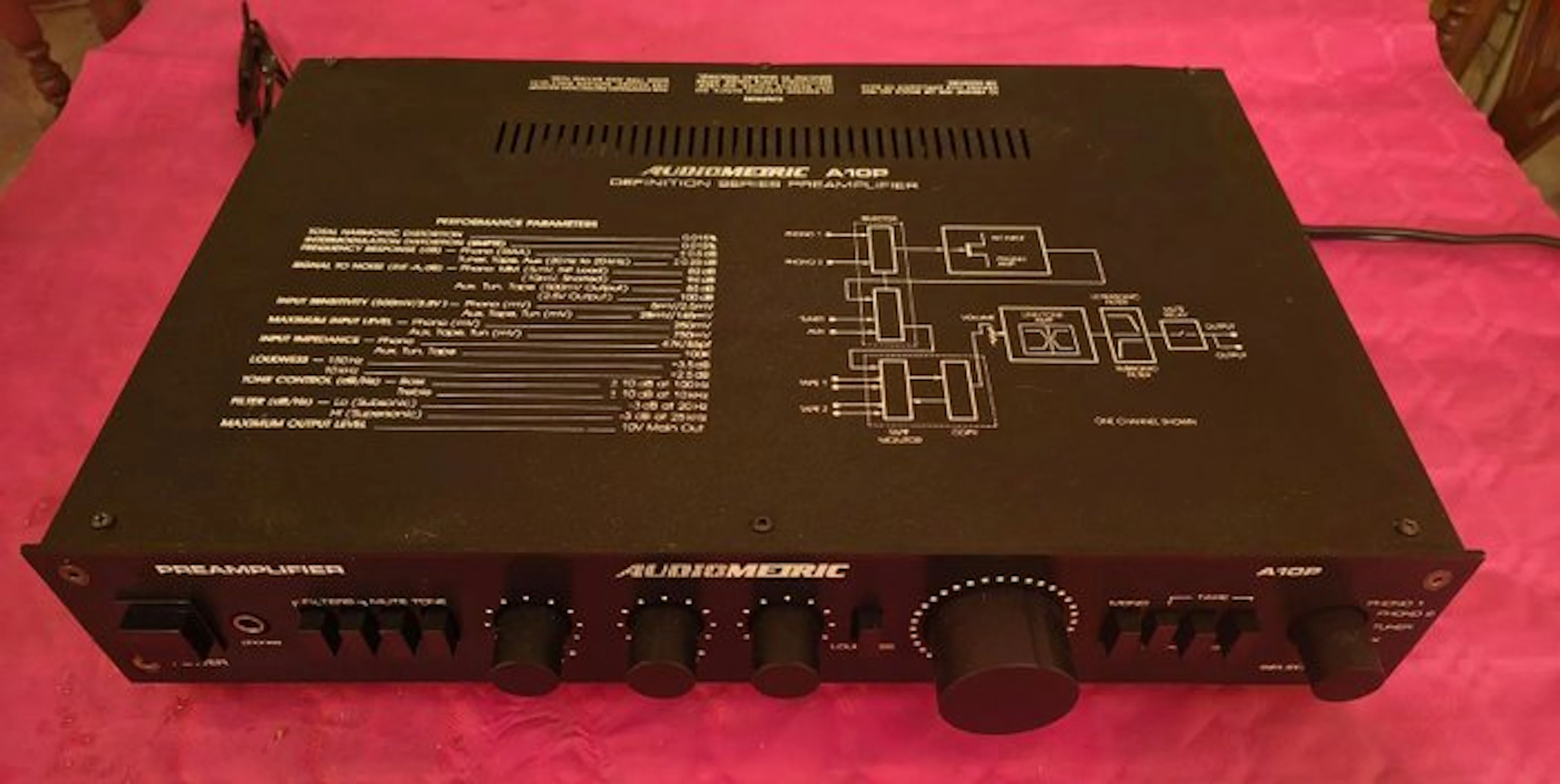 Audiometric - A10P Stereo Control Preamplifier