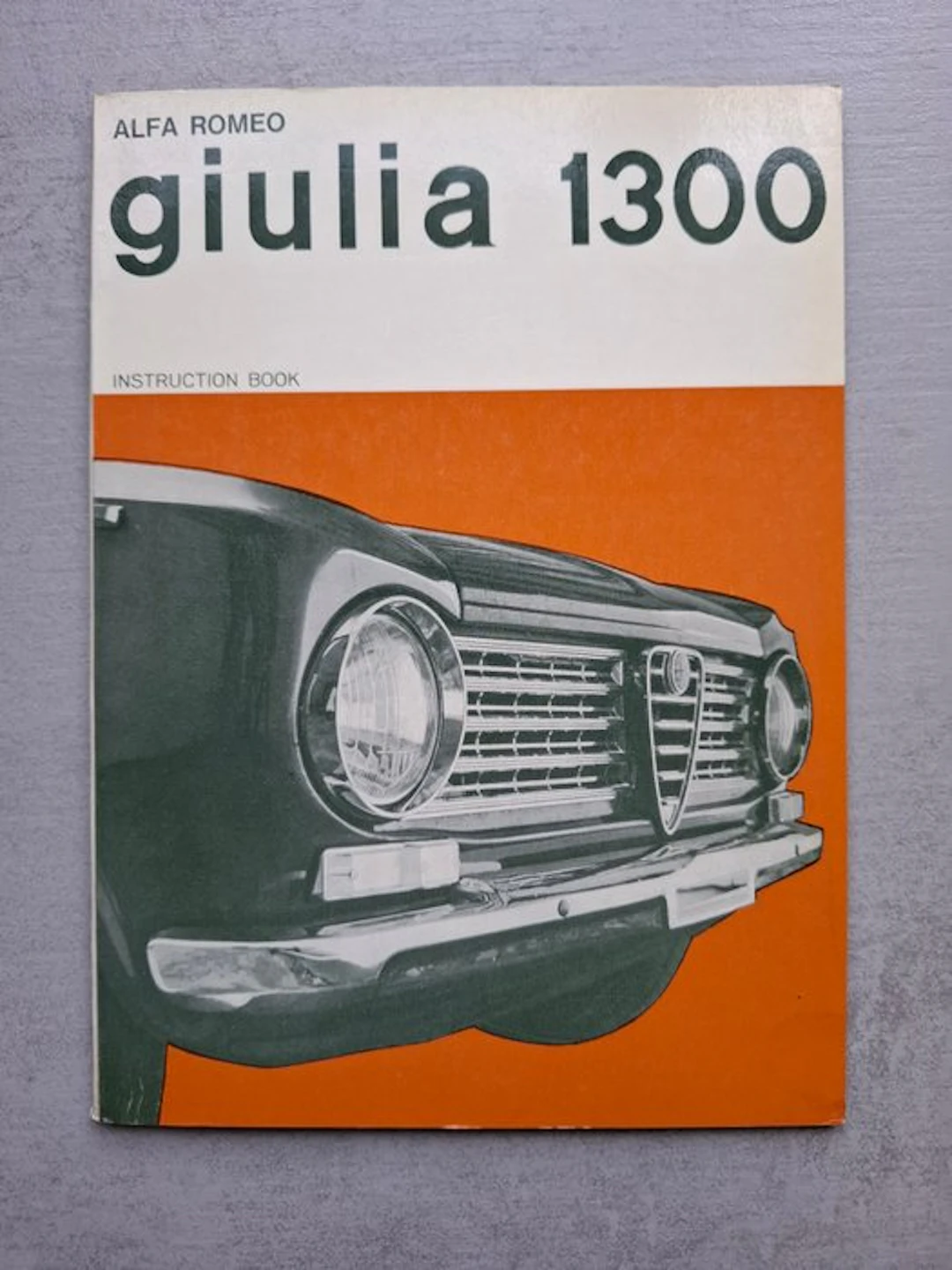 Manual - Alfa Romeo - Giulia 1300 - Instruction book - 1964