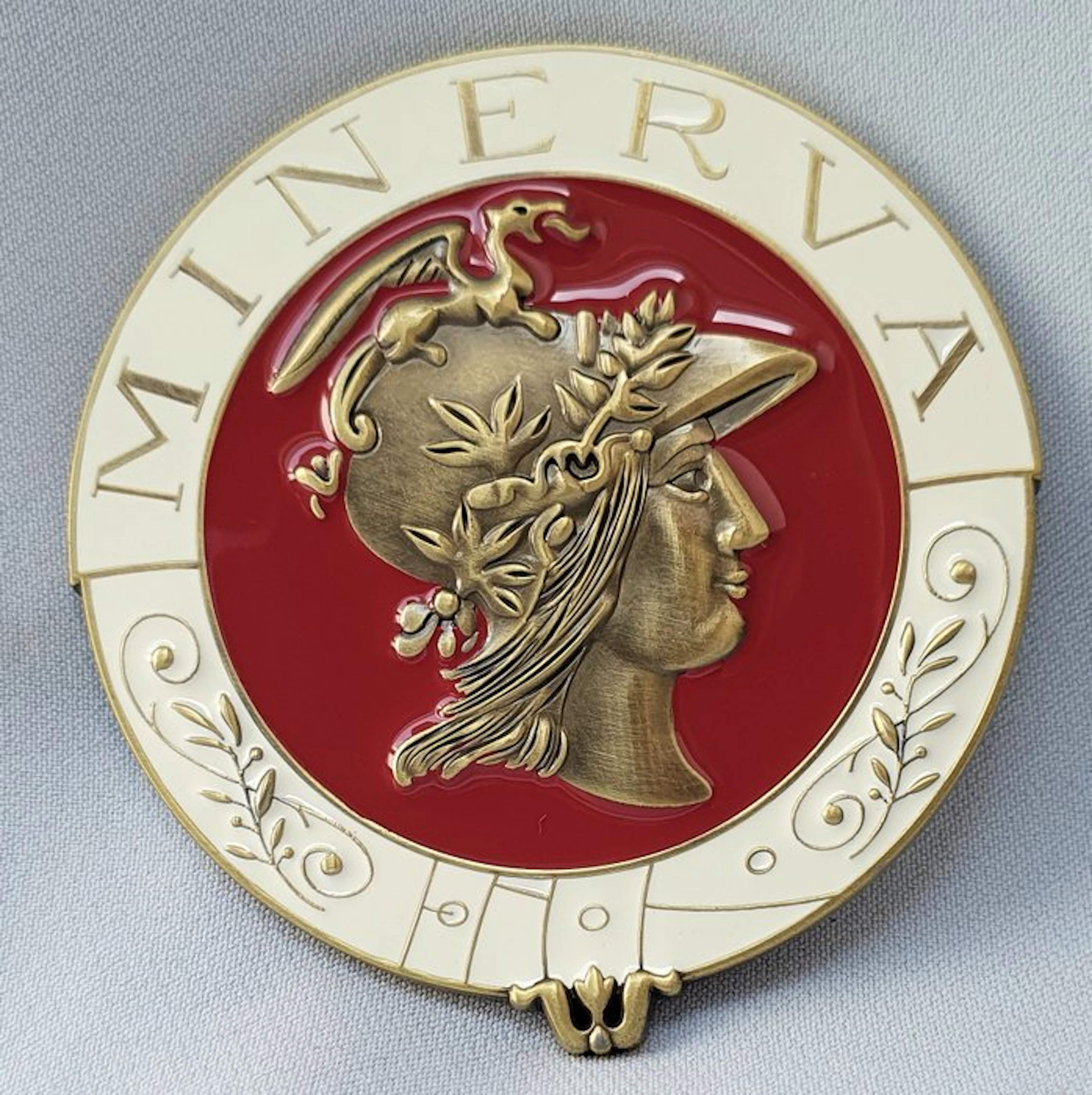 Badge - Grille Badge - MINERVA - Belgium - 20th - late