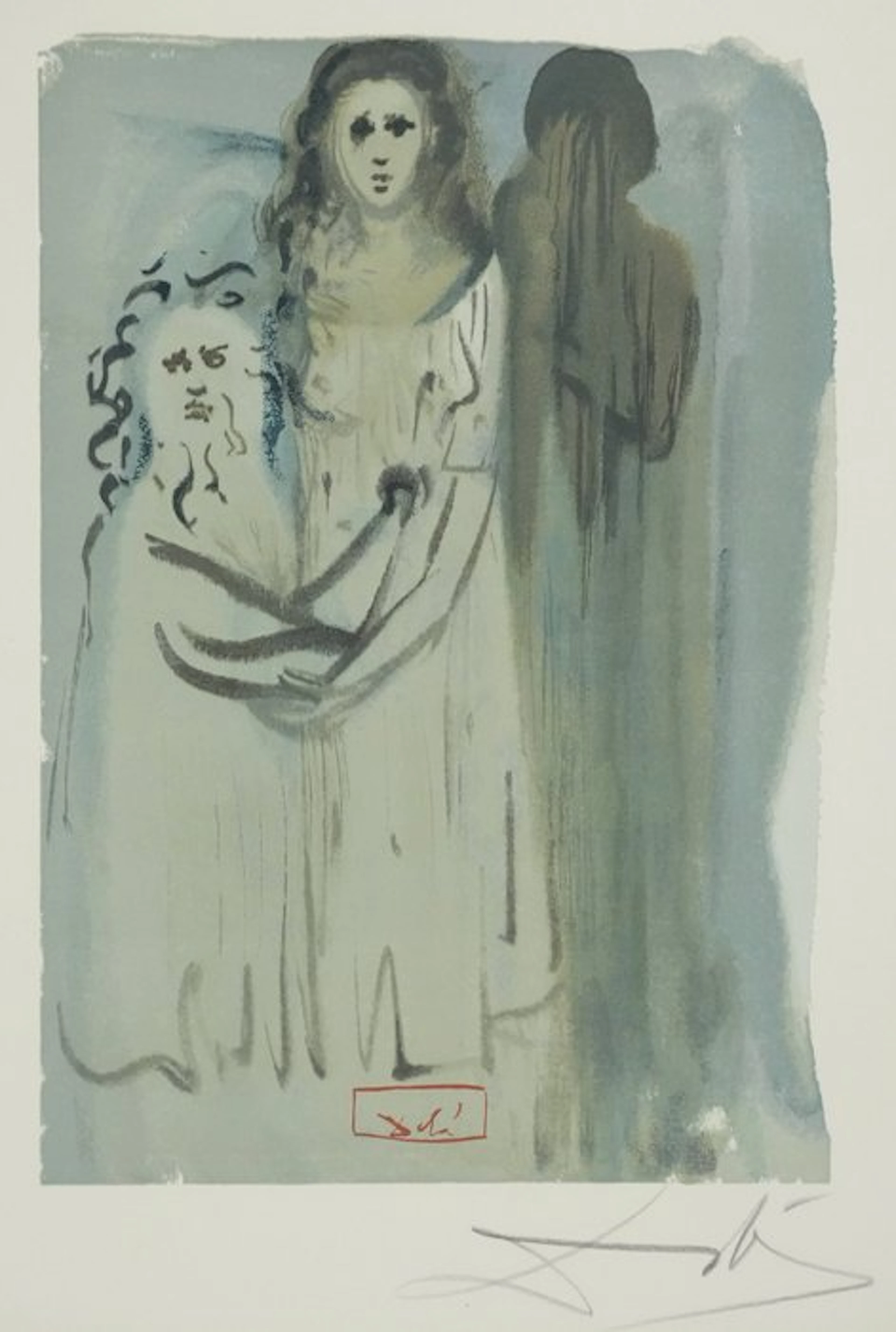 Salvador Dali (1904-1989) - Purgatoire 16 ; Limbes