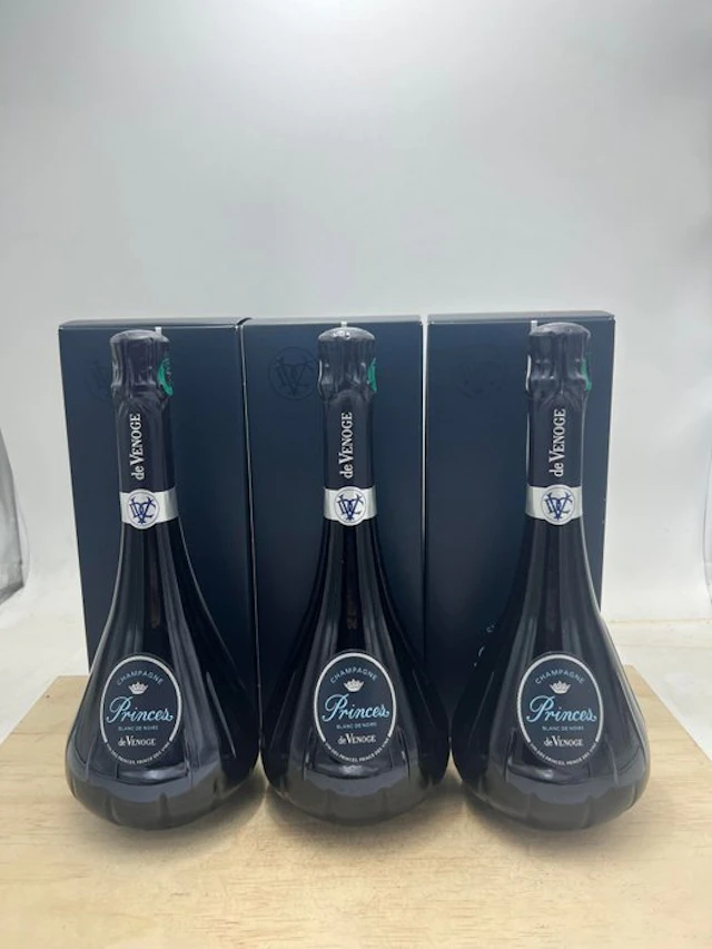 De Venoge, Cuvée Princes Brut - Champagne Blanc de Noirs - 3 Bottles (0.75L)
