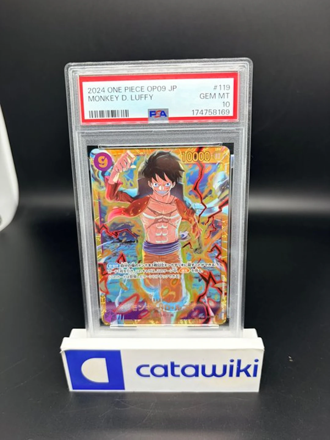 One Piece - 1 Graded card - Monkey D