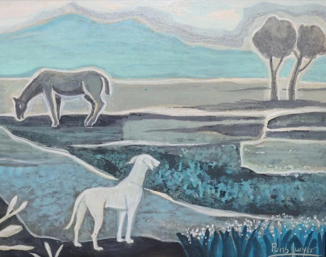 Narcís Pons Junyer (1922-2016) - Paisaje fauvista