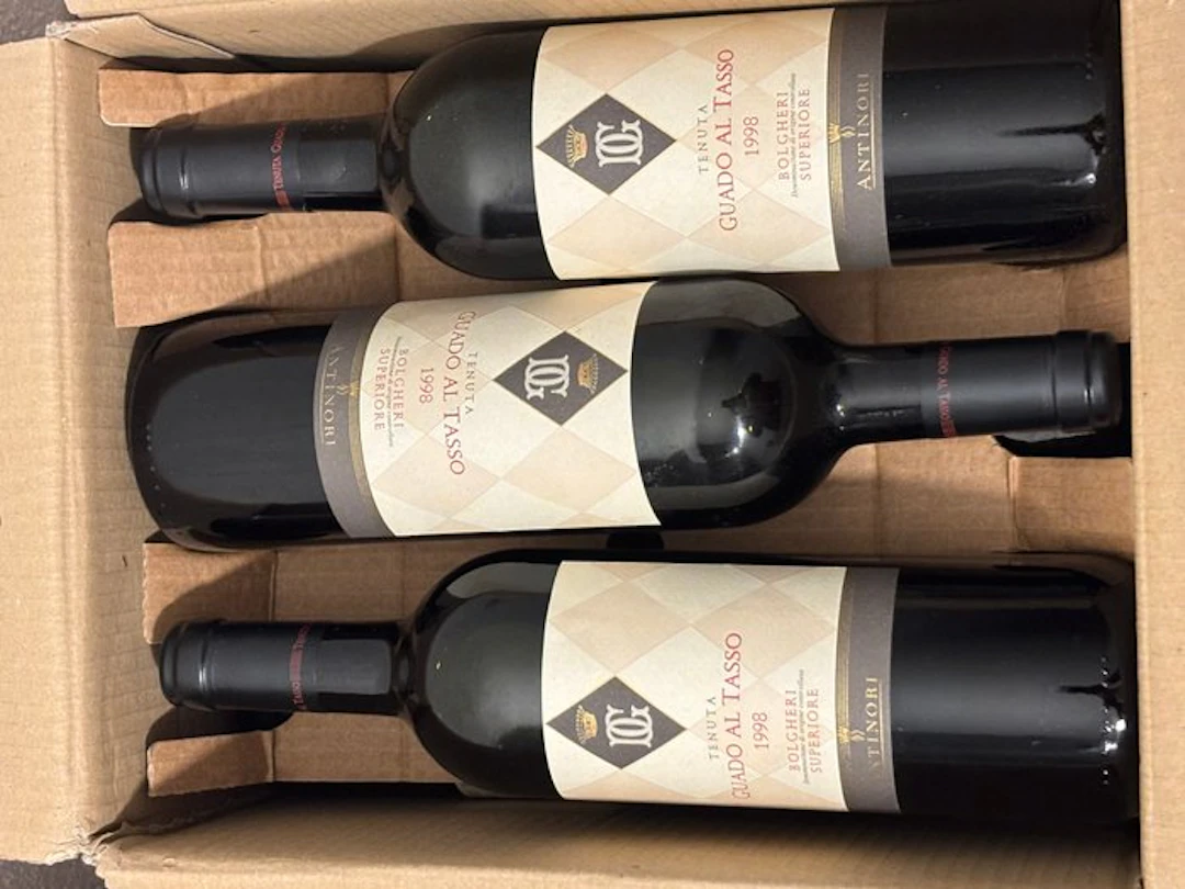 1998 Antinori, Guado al Tasso - Bolgheri Superiore - 3 Bottles (0.75L)