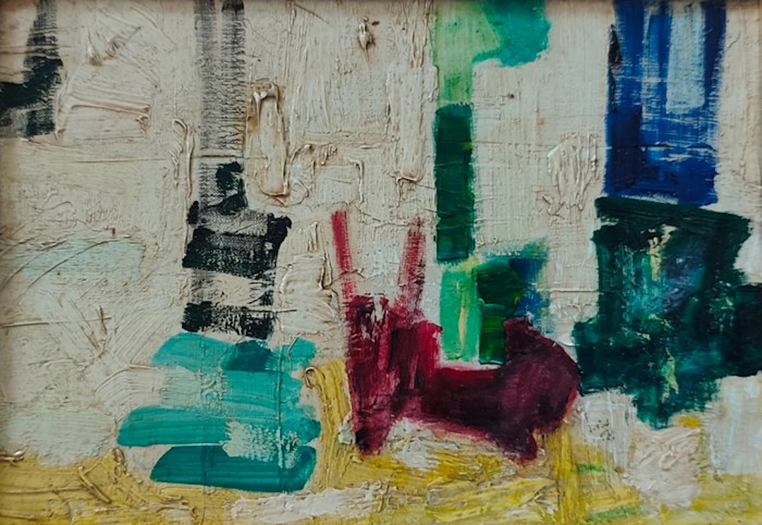 Jean Esteve-Silly (1912-1978) - Composition abstraite aux...