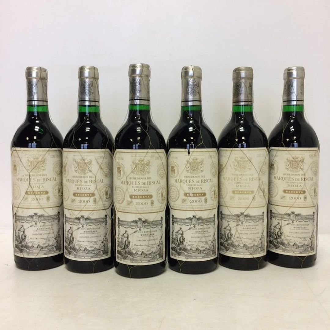 2000 Marqués de Riscal - Rioja Reserva - 6 Bottles (0.75L)