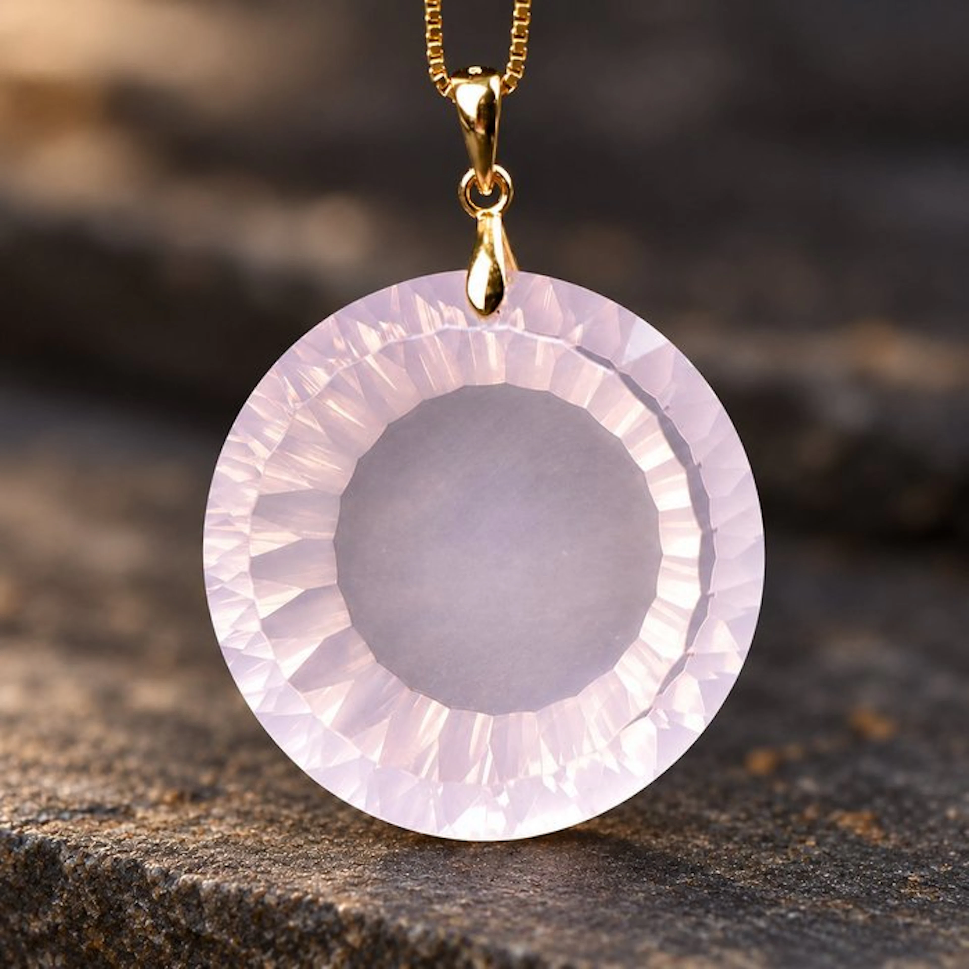ALGT Certified - Large and Masterful Natural Rose Quartz...