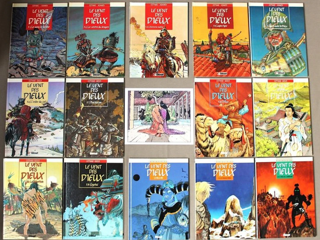 Le Vent des Dieux T1 à T12 + T14 + T16 + 2x ex-libris...