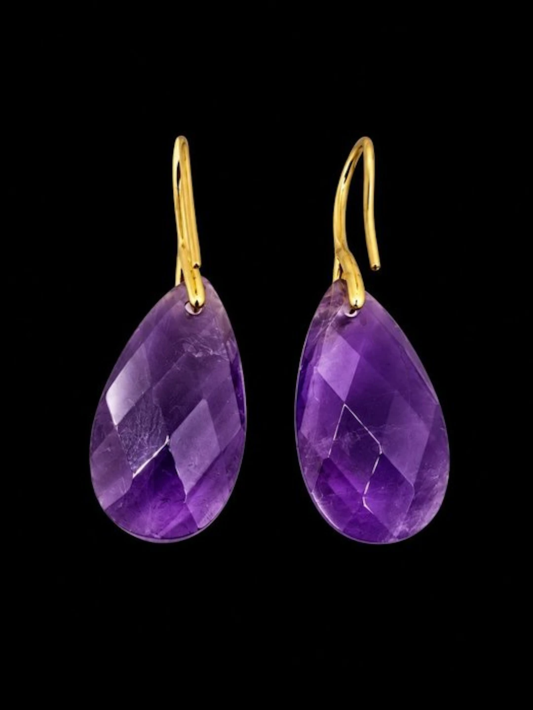 Exquisite Premium Natural Icelandic Amethyst Earrings - Earrings