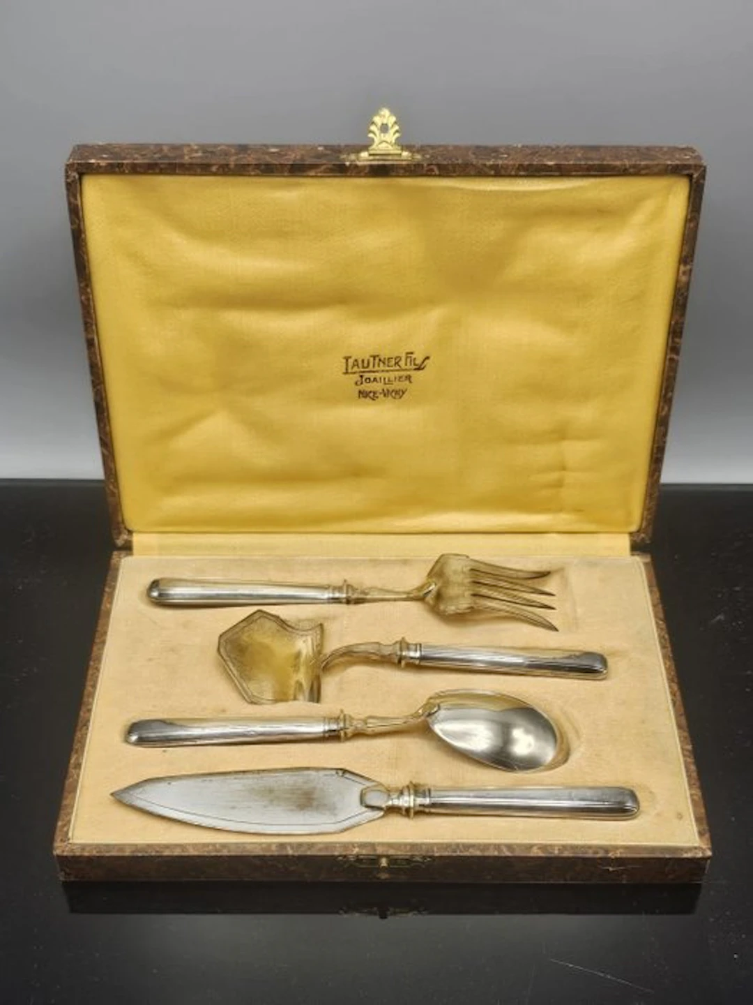 Puiforcat Jean Emile 1882 - Dessert service (4) - .950 silver