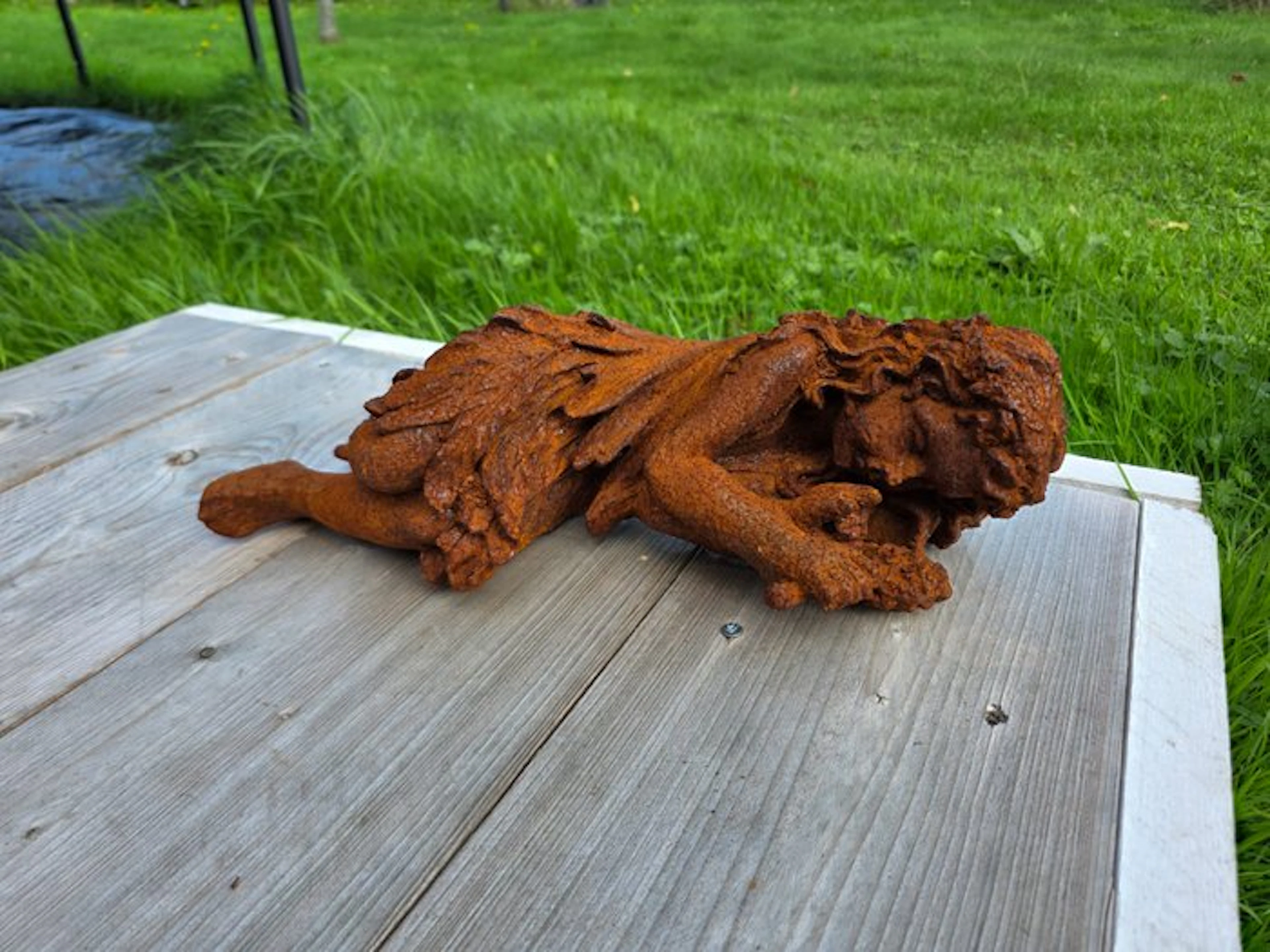 Statue, Large Iron Girl - 40cm 8kg - 0 cm - Iron - 2026