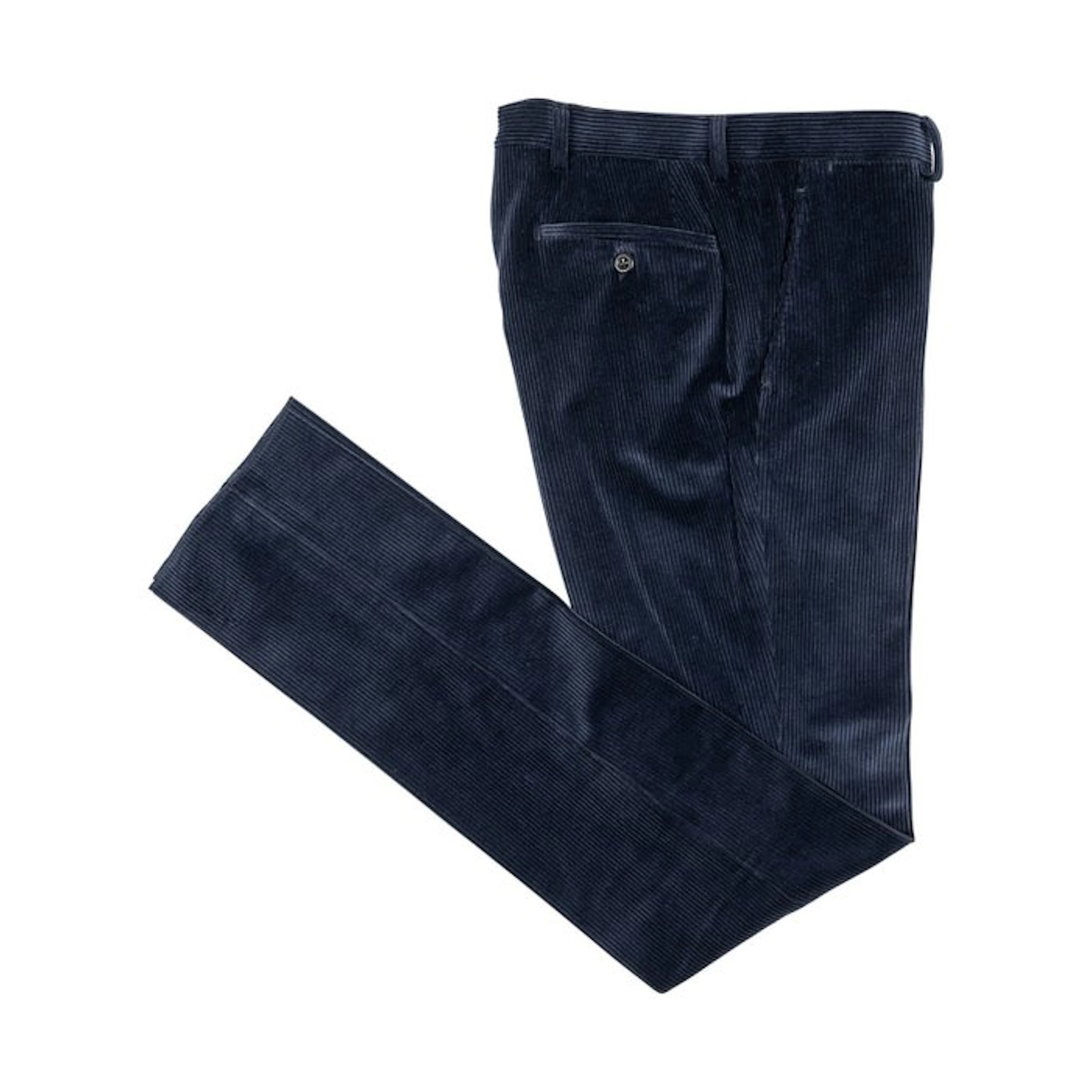 RUBINACCI NAPOLI - 46 IT - "Luca" Blue Cotton Corduroy...