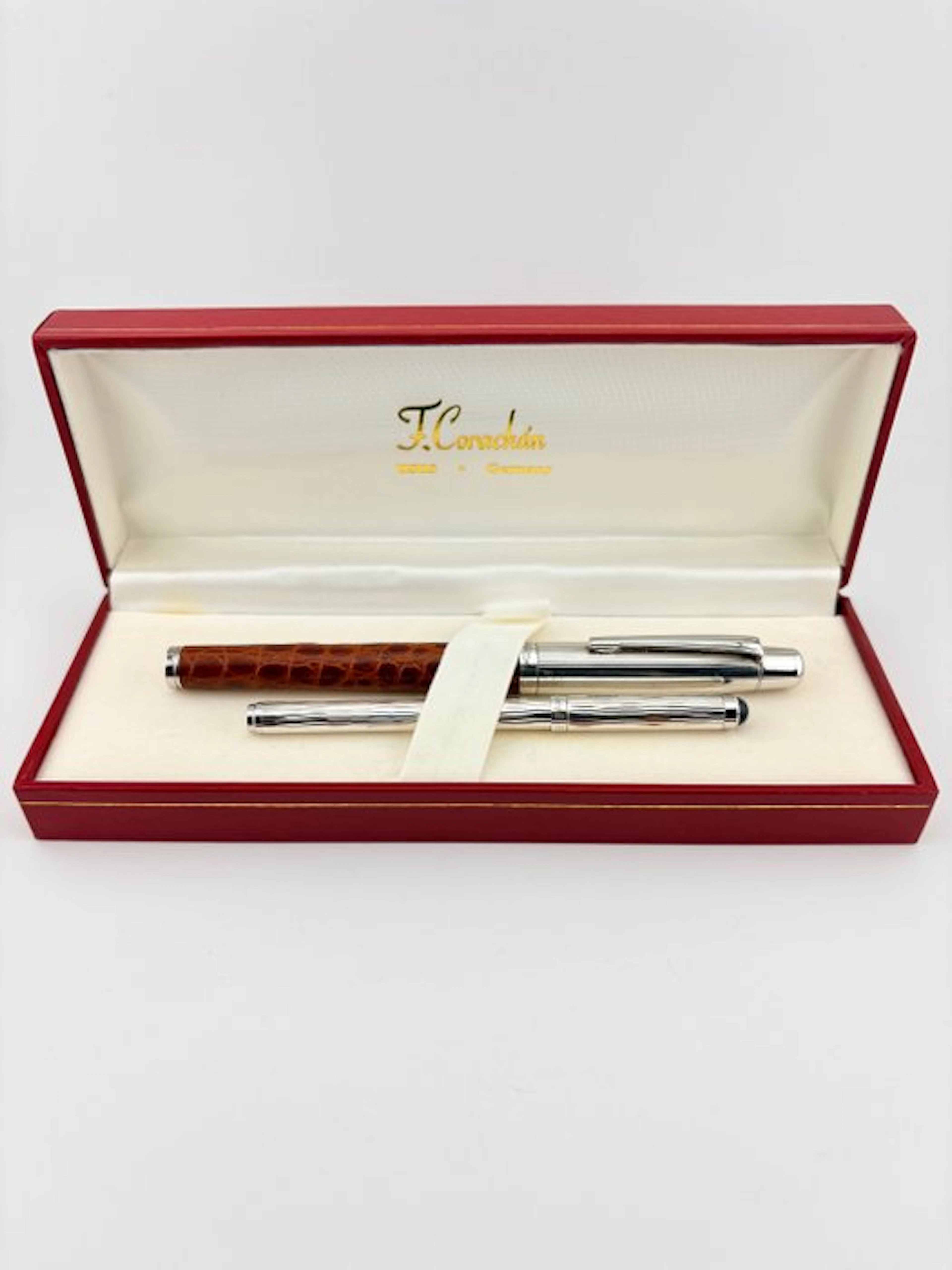 Pedro Durán & F.Corachán - Pair of Silver 925 Pens...