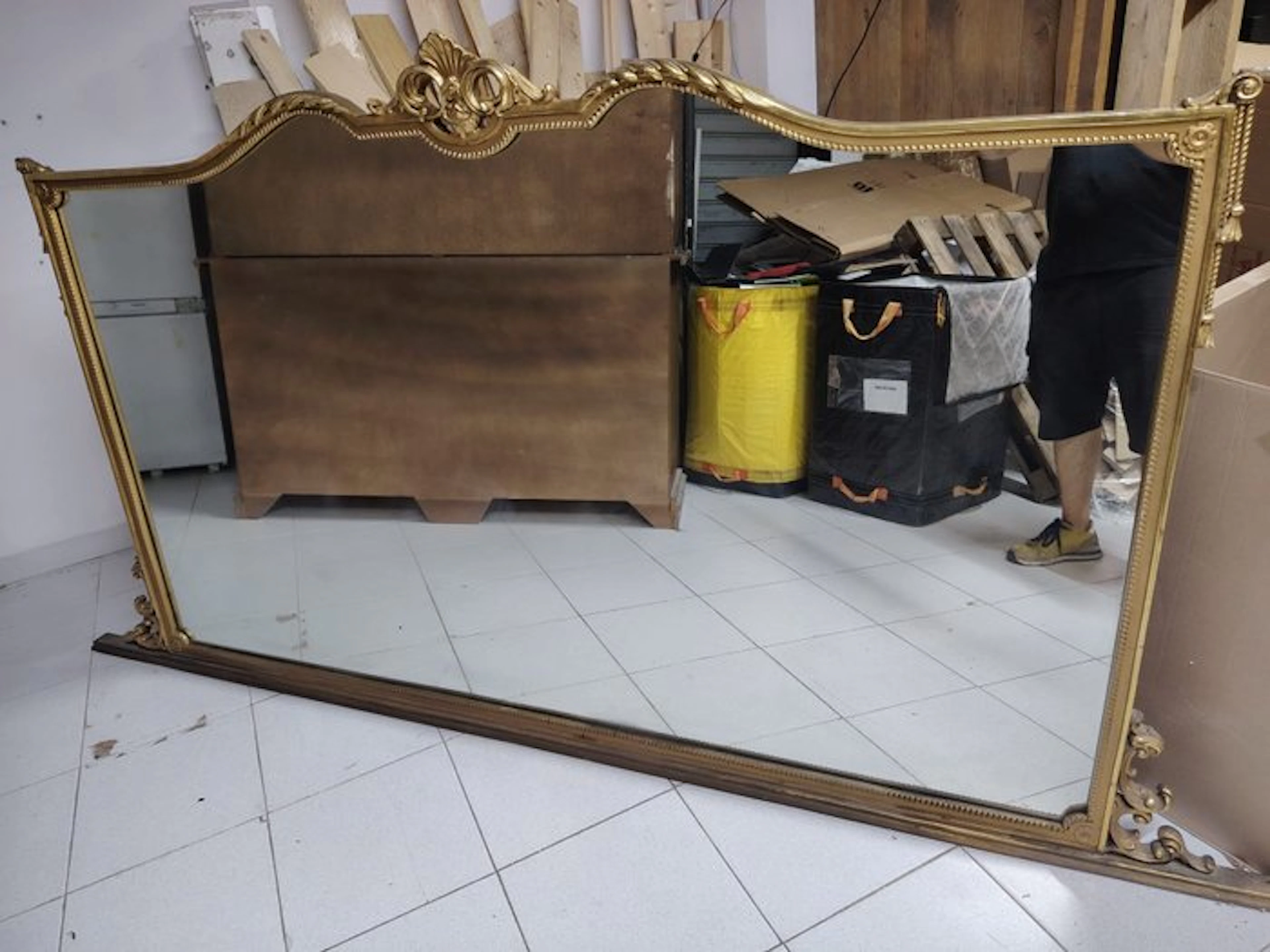 Mirror - Wood, Glass - classic/baroque-ish style