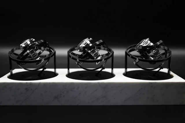 The Voyager III 'PANDA' - Marble Watch Winder - Limited...