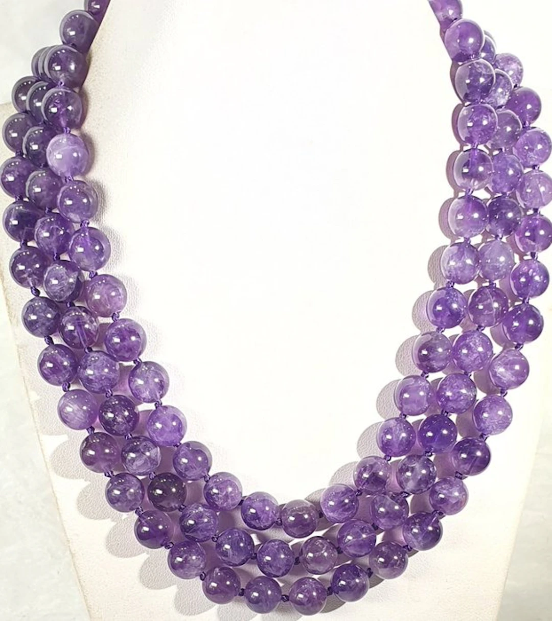 Natural Brazilian Amethyst - VERY LONG - Calms and...
