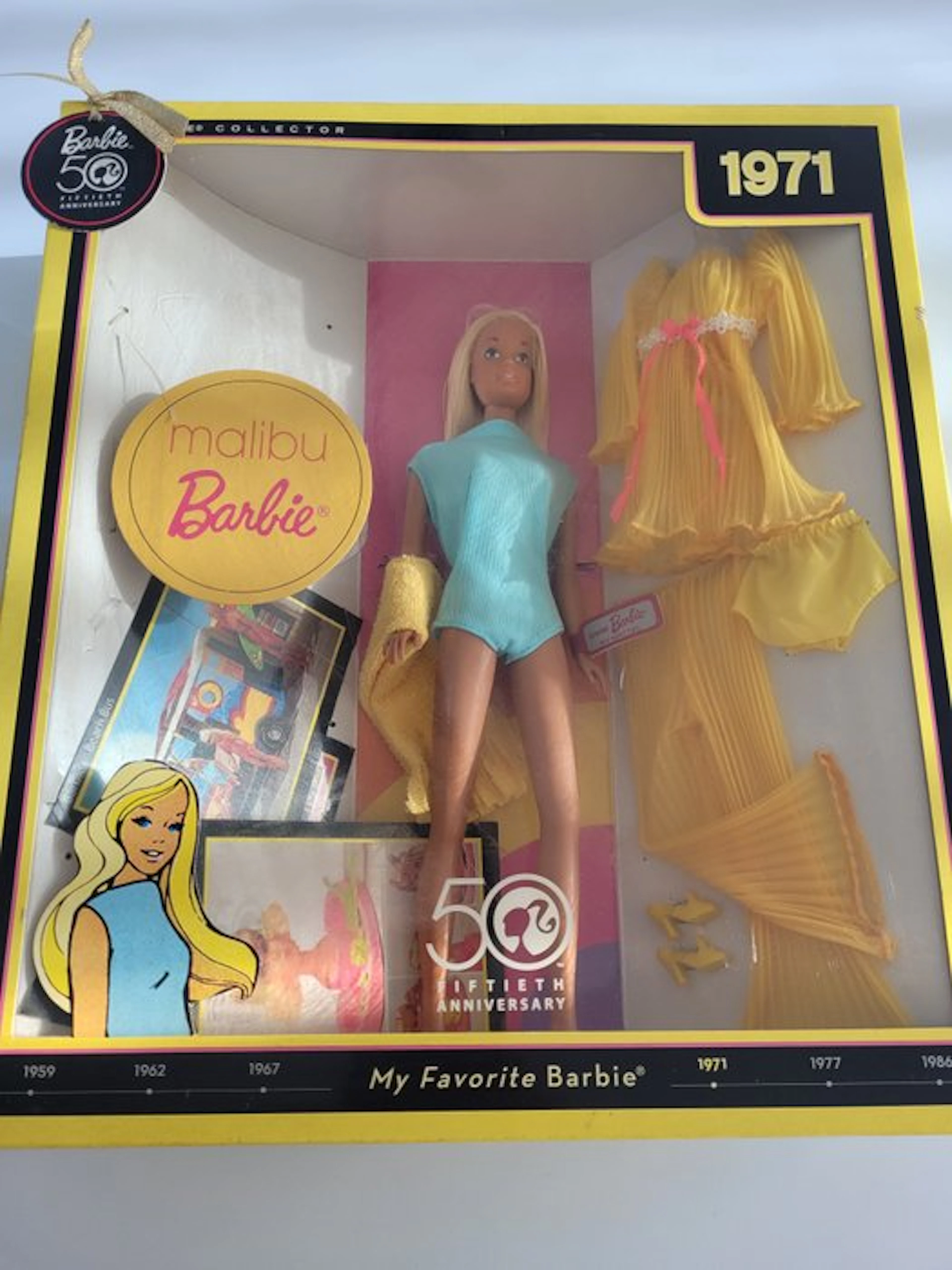 Barbie - Barbie doll Malibu Barbie 50th Anniversary...