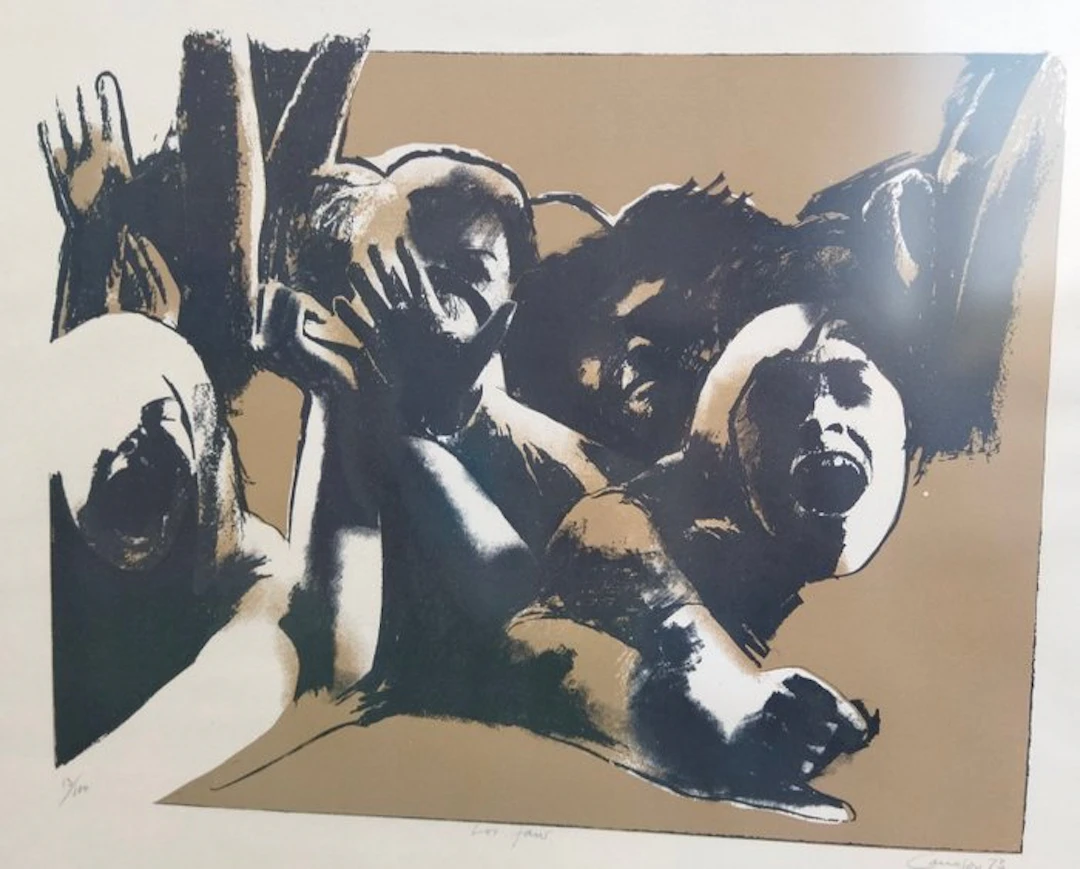 Rafael Canogar (1935) - Los fans