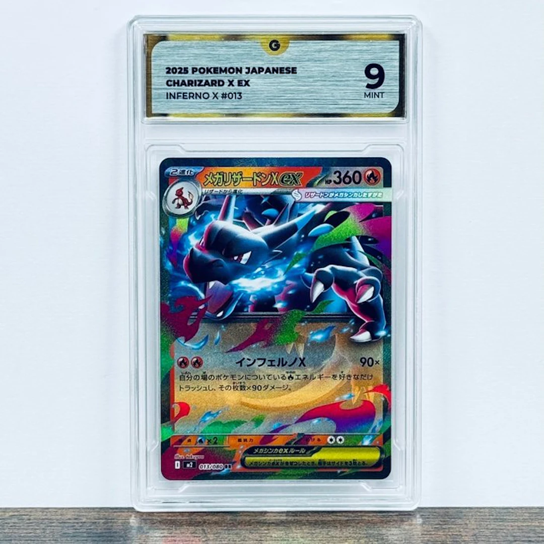 Pokémon Graded card - Charizard X ex 013 – Pokémon - GG 9