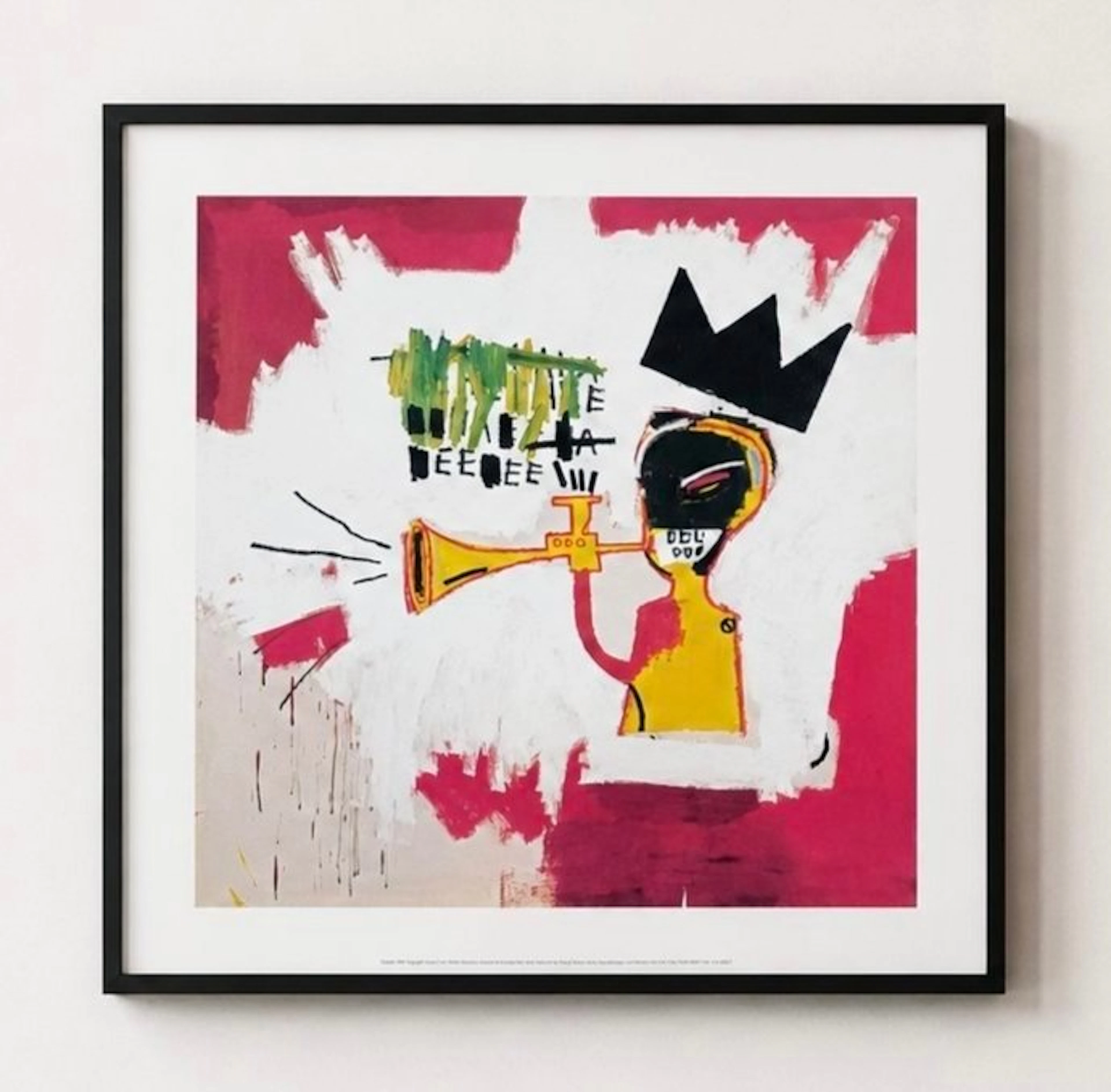 Jean-Michel Basquiat (1960-1988) (after) - "Trumpet, 1984"