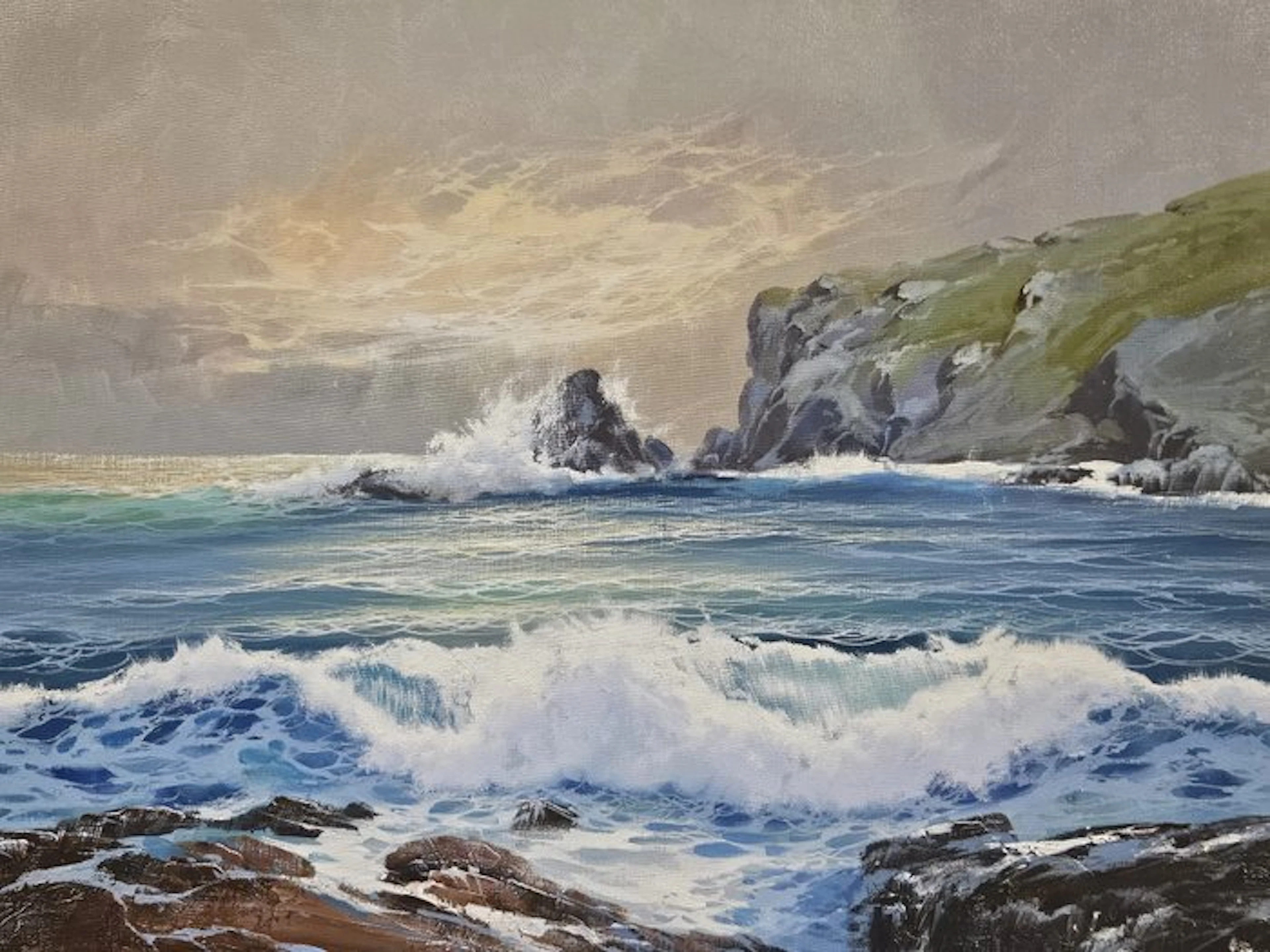 Escuela Hiperealista Europea (XX) - Tormenta en el Mar