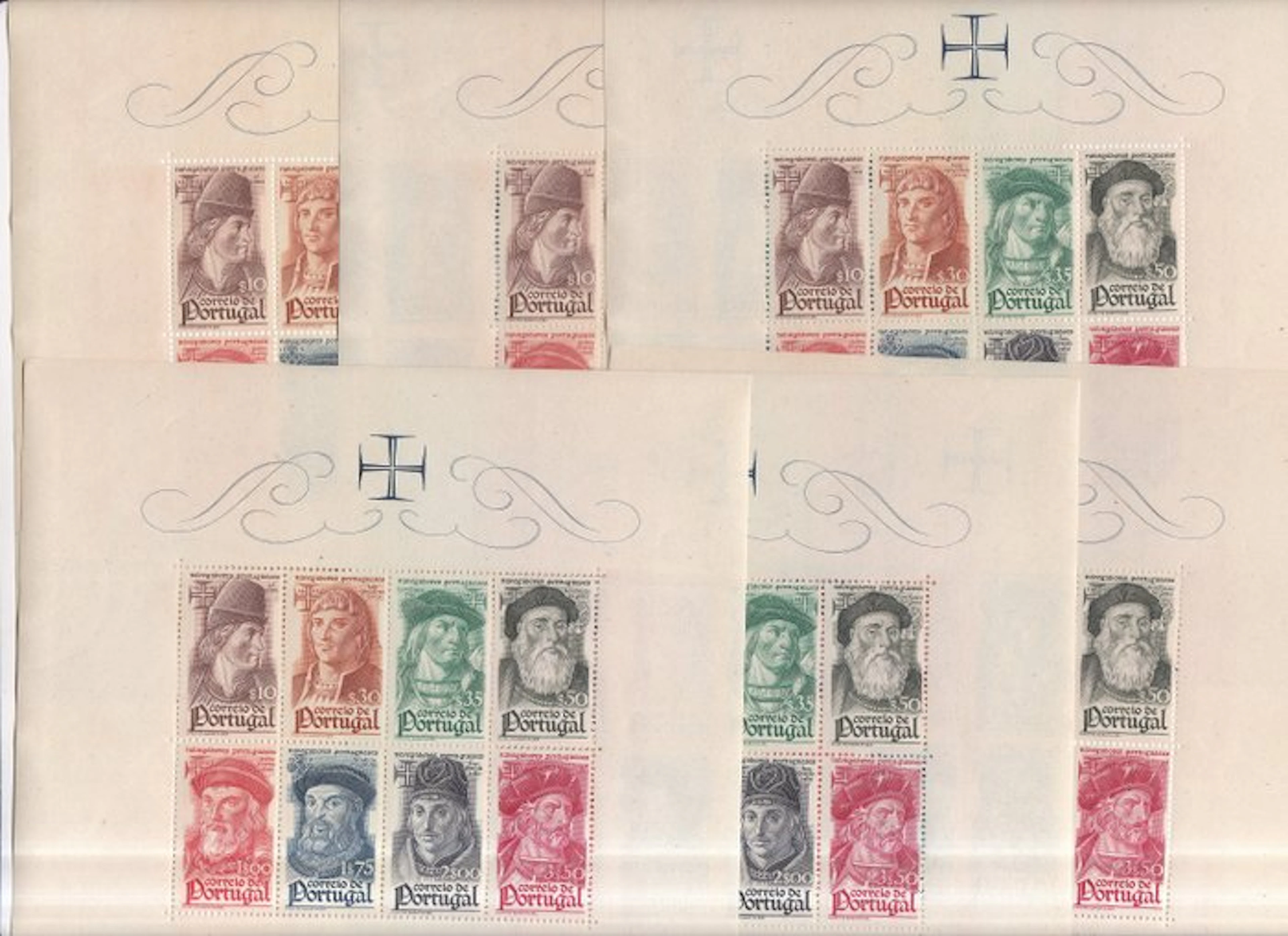 Portugal 1945 - HB Navigators Set - MNH - 6 Mini-Sheets