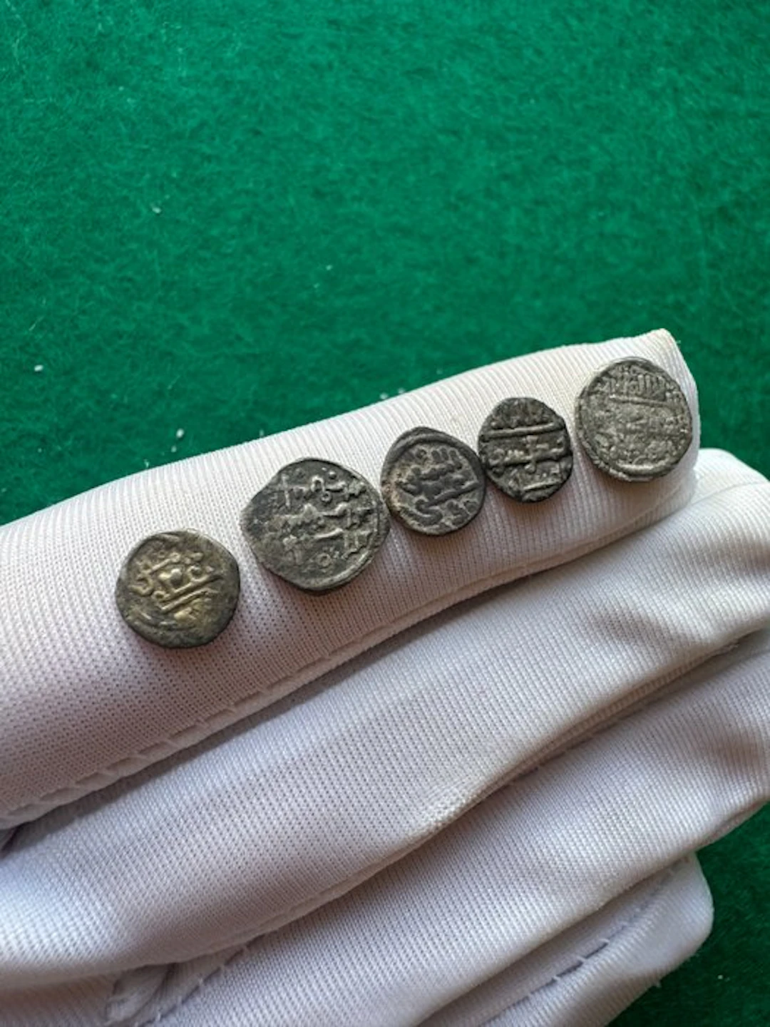 Al Andalus - Almoravids Qirat AD 1106-1142 Lot 5 pcs...