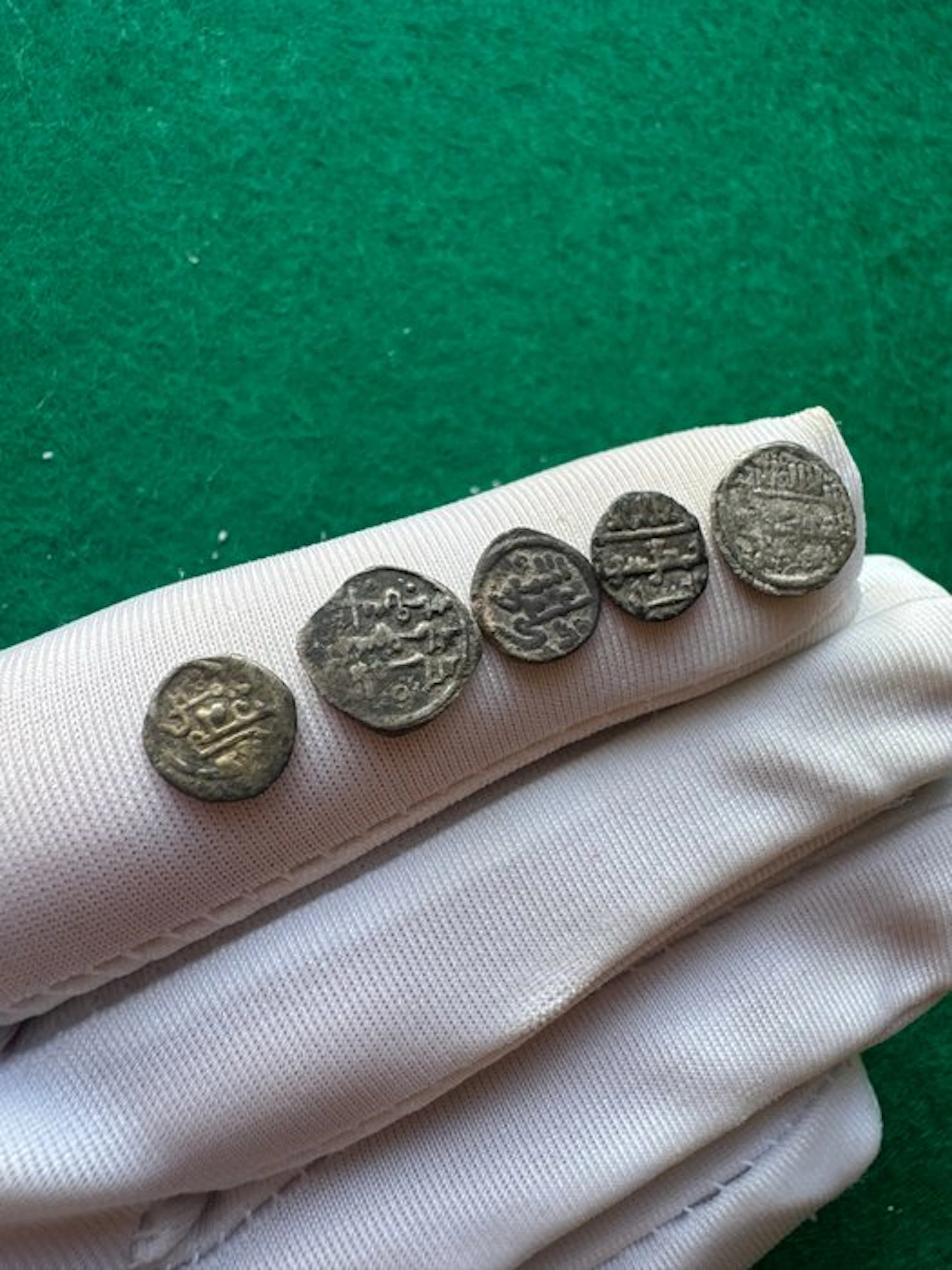 Al Andalus - Almoravids Qirat AD 1106-1142 Lot 5 pcs...