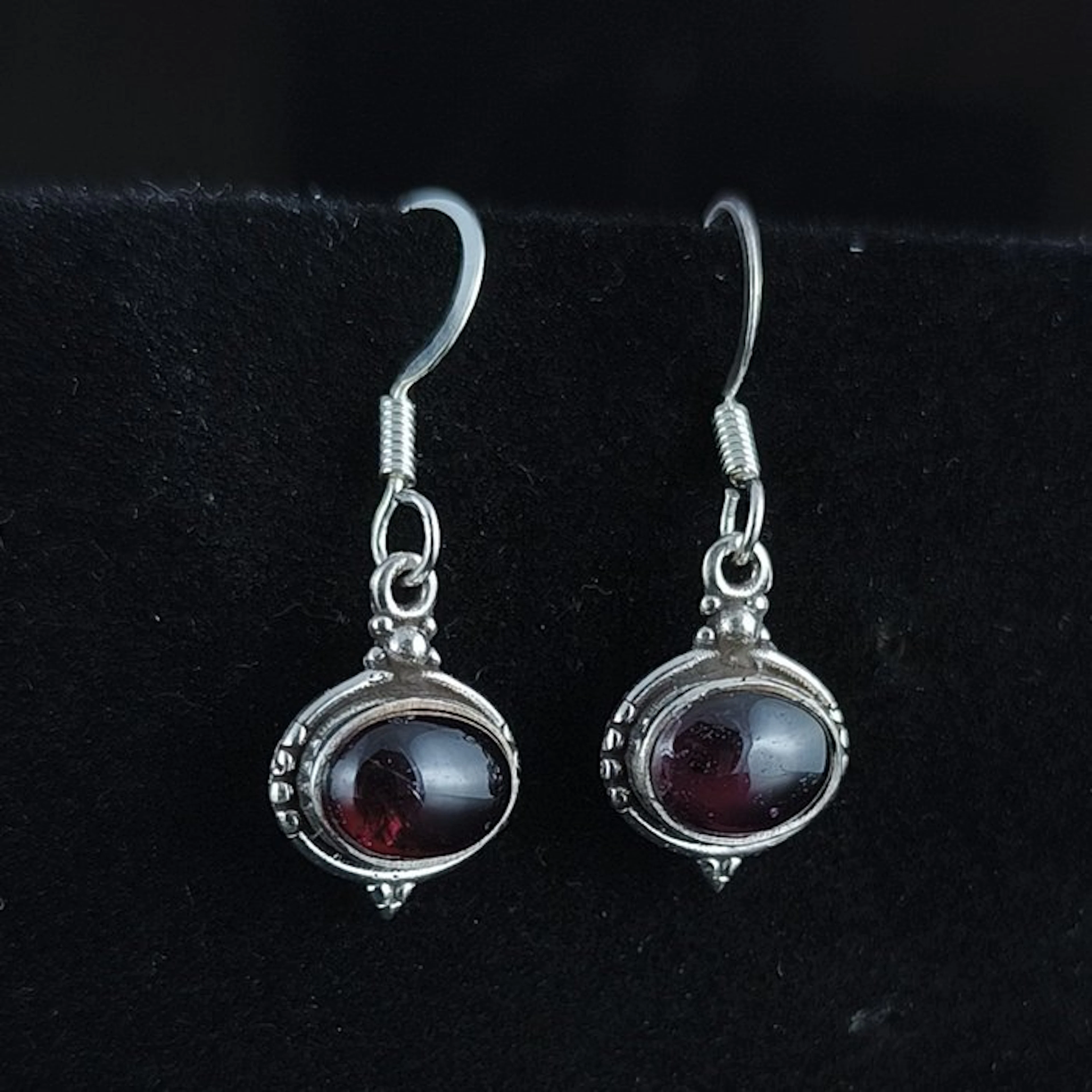 Garnet Earrings- 2.93 g