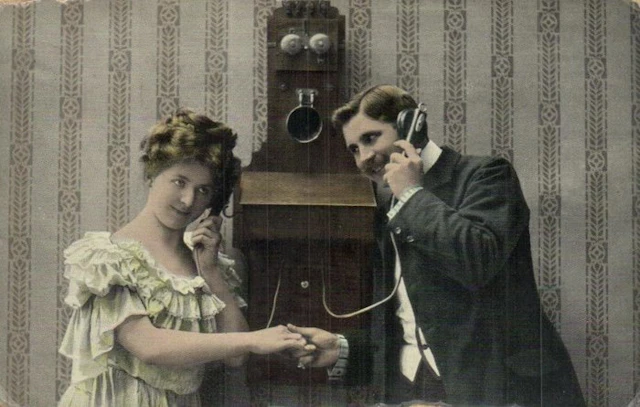 Topic: Telephony - Evolution back then - Including greeting cards