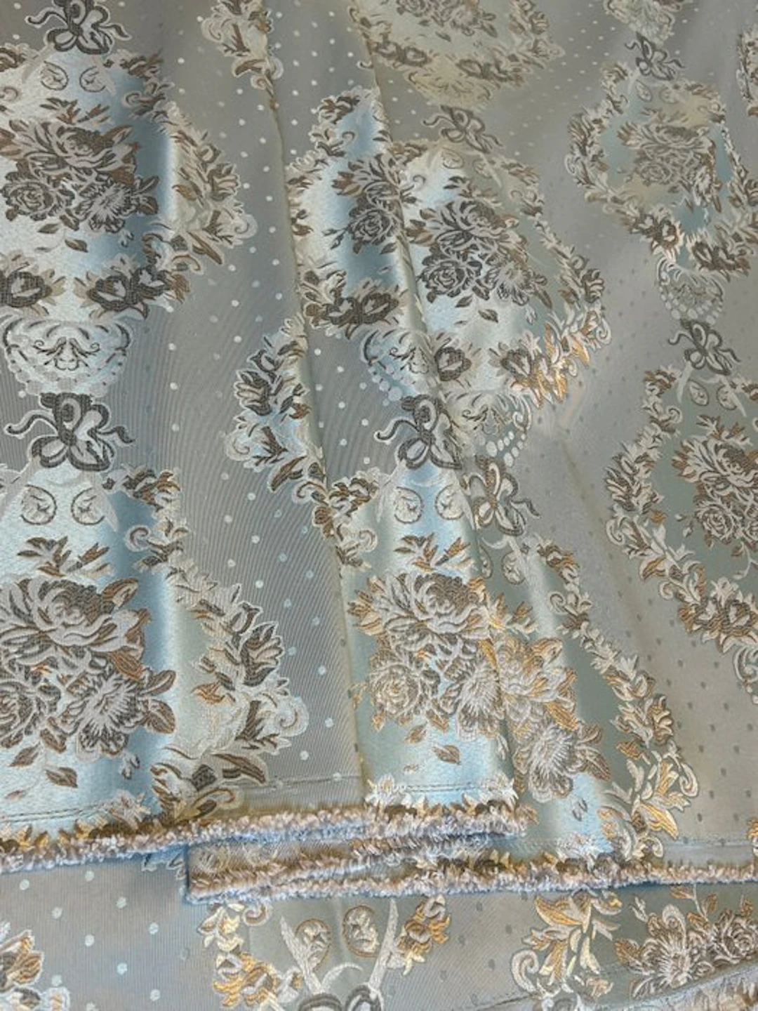San Leucio damask fabric, 3 meters - Upholstery fabric - 300 cm - 300 cm