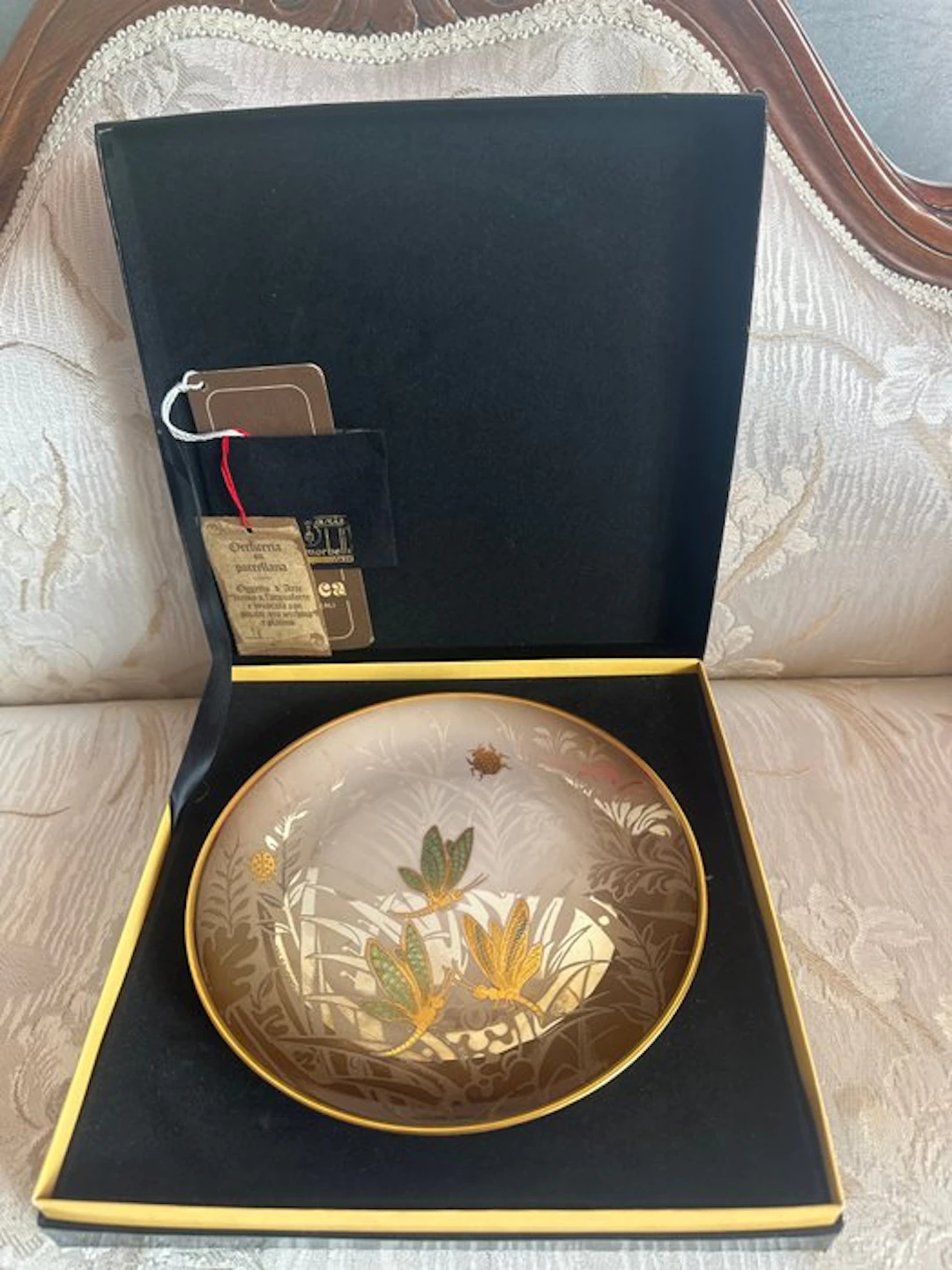 Morbelli Arte - Dish - 24kt gold - Myrica - Floral Weddings