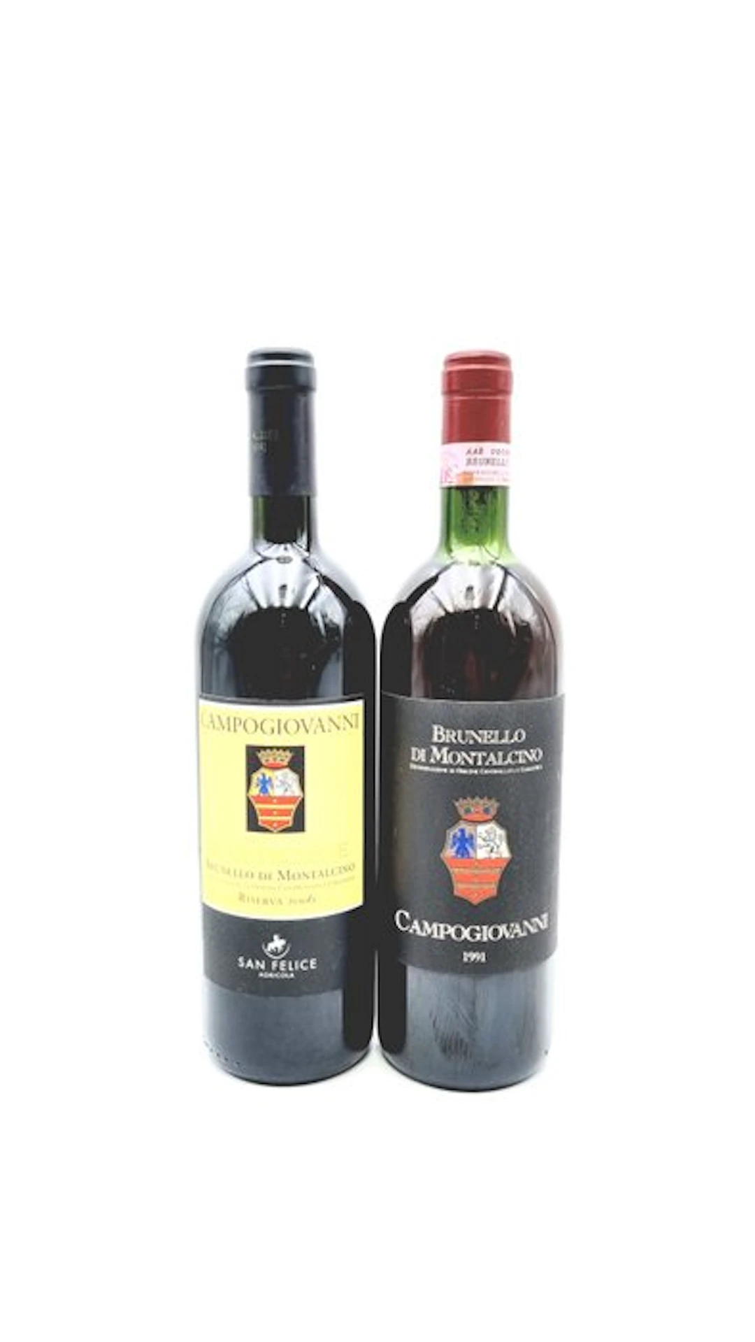 2006 Il Quercione & 1991 Campogiovanni - Brunello di...
