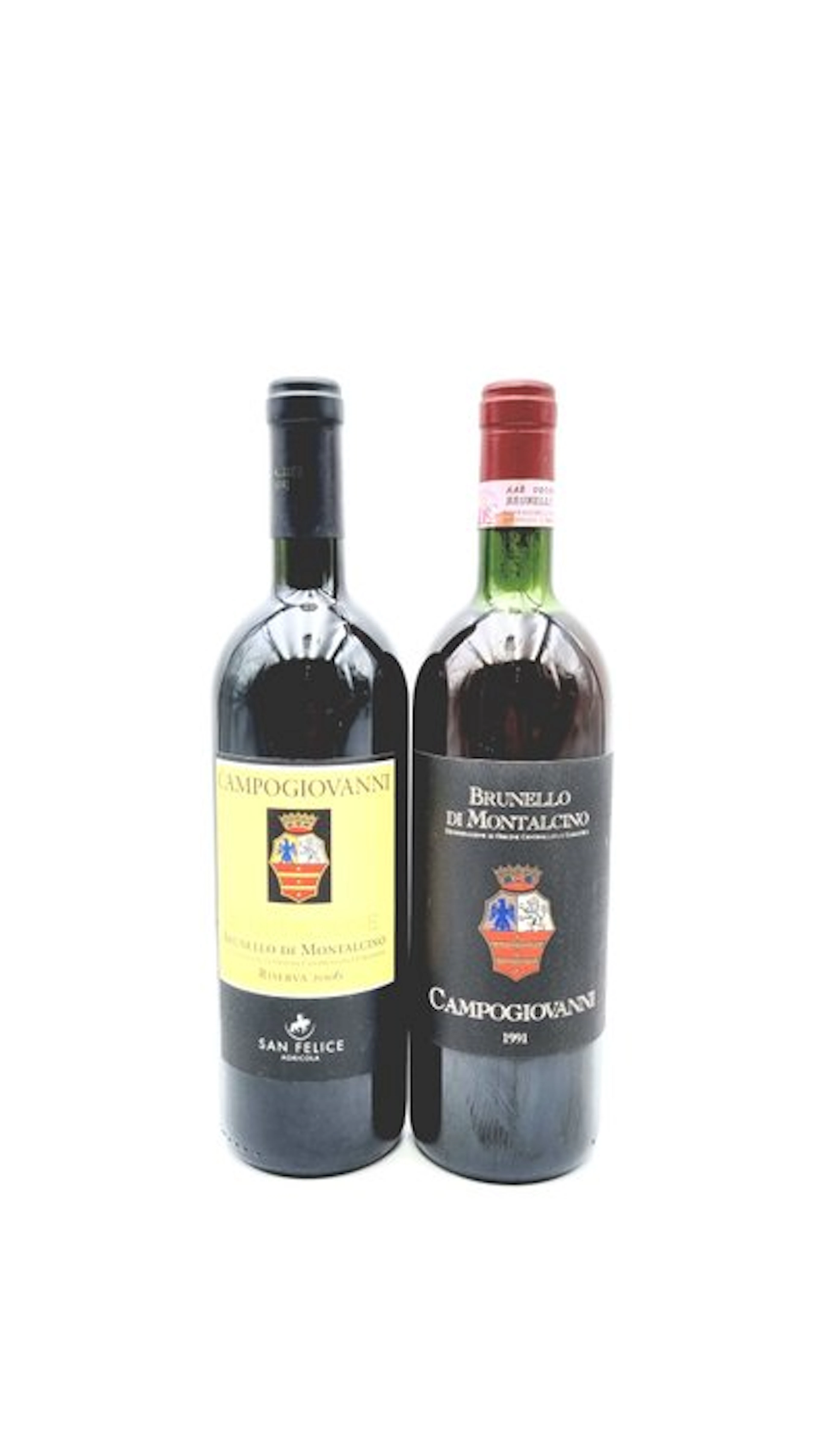 2006 Il Quercione & 1991 Campogiovanni - Brunello di...