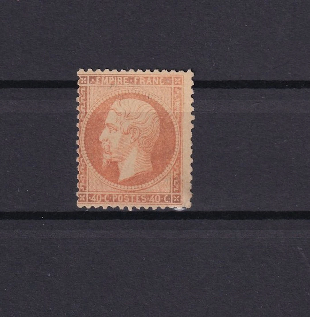 France 1862 - new, superb Napoleon 40c orange - Yvert n°23