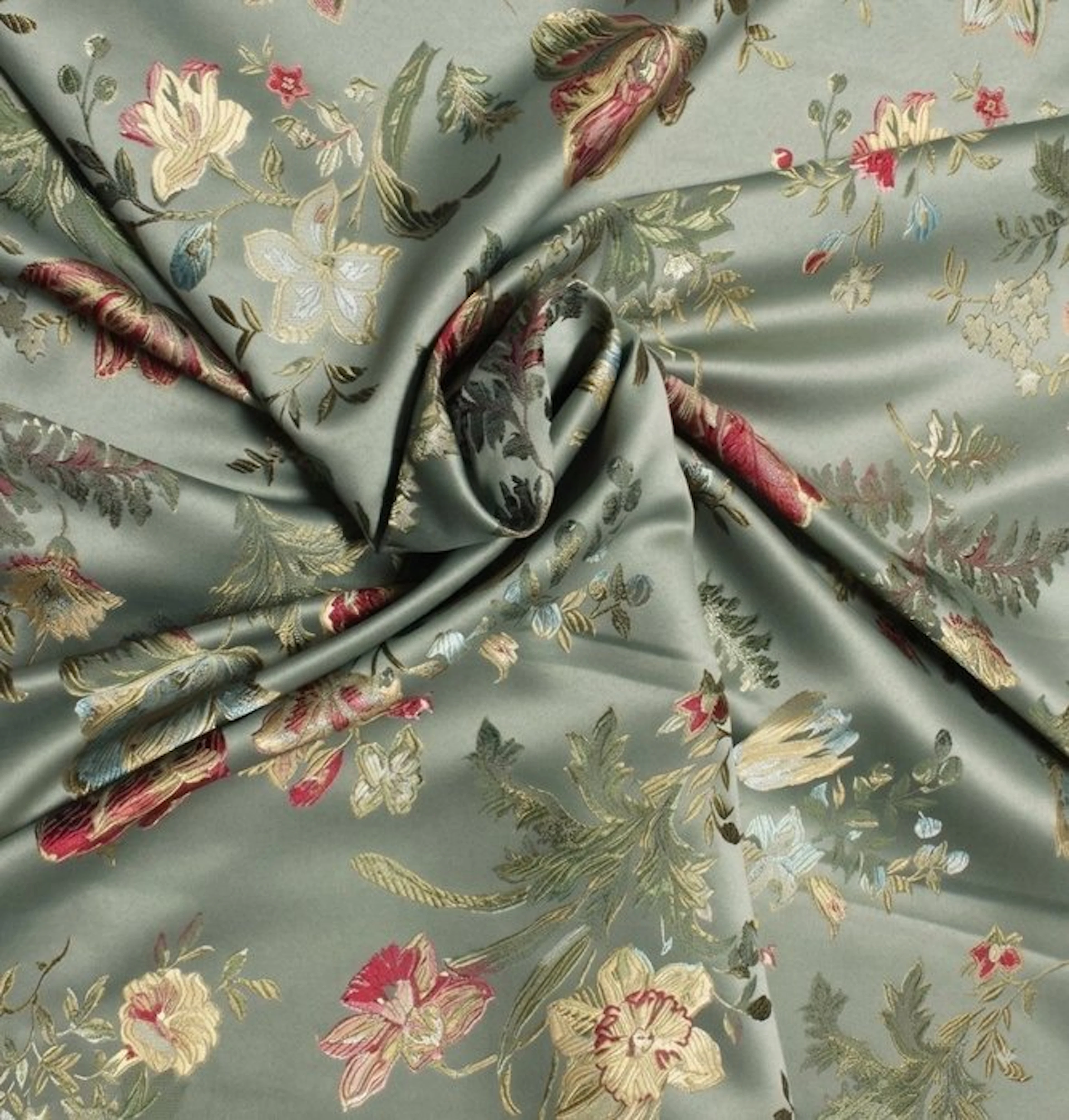 San Leucio - Upholstery fabric - 2.8 m - 2.4 m - Rich Floral Decor