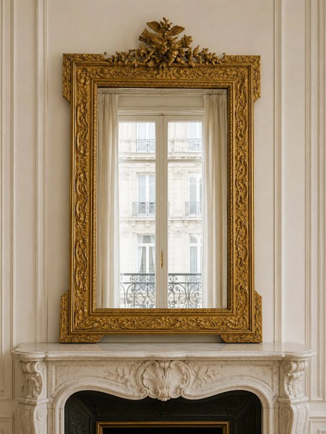 Mirror - Wood - Napoleon III - H.145cm
