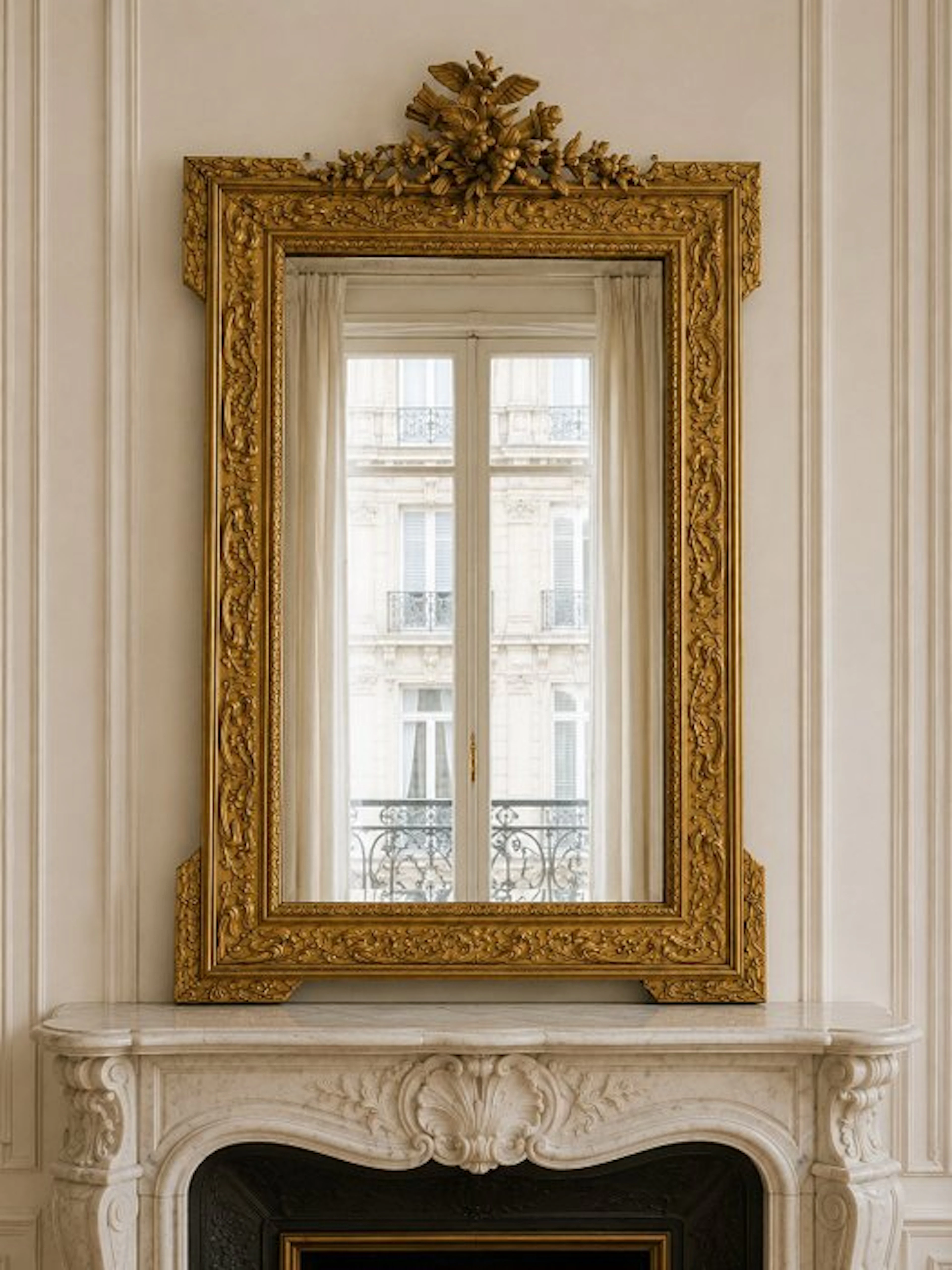 Mirror - Wood - Napoleon III - H.145cm