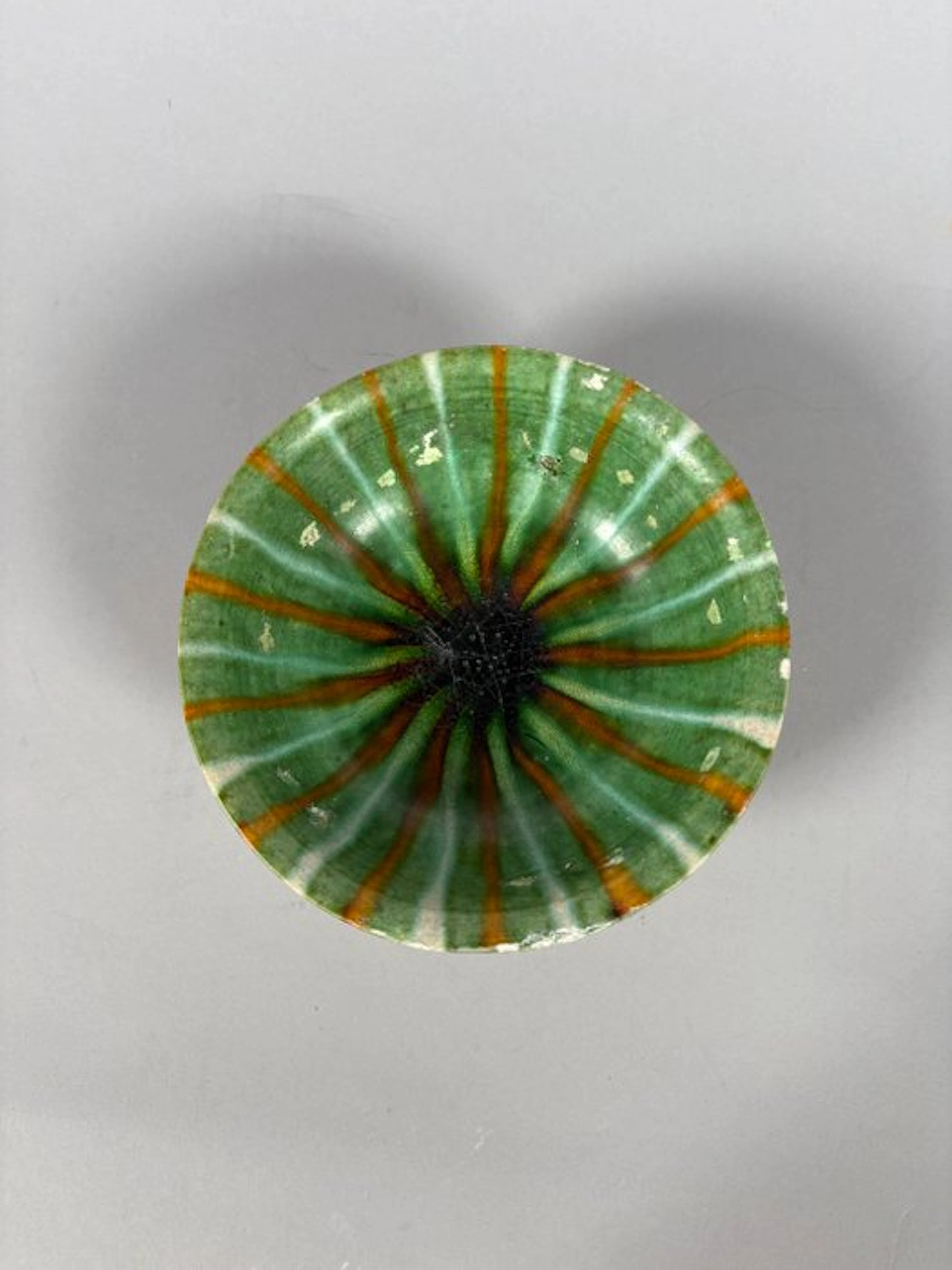 Ancient Chinese - Tang Dynasty, Sancai glazed Vase - 13 cm
